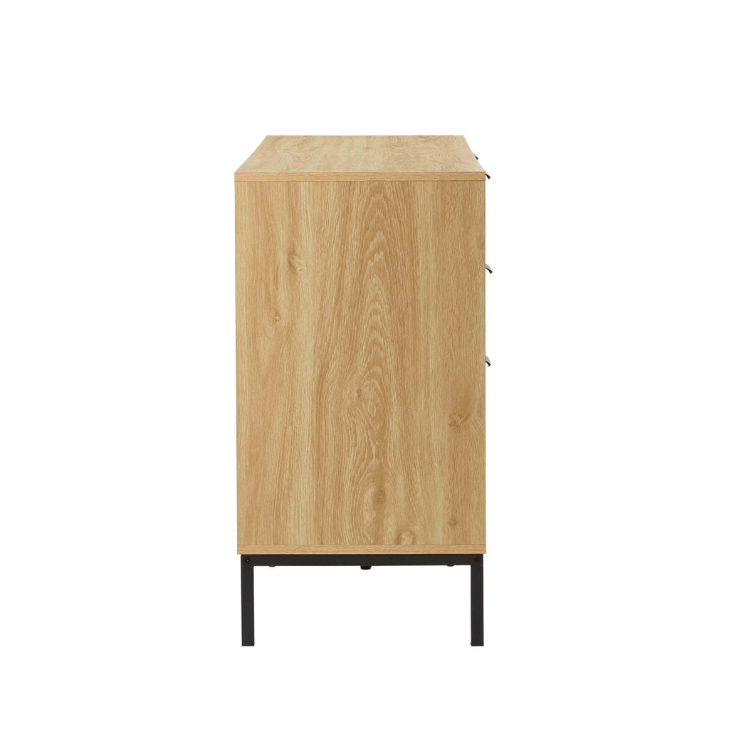 Isabella 6 Drawer Chest - Light Wood