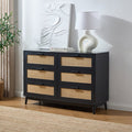 Isla 6 Drawer Chest - Black