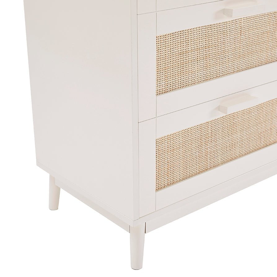 Isla 6 Drawer Chest - Cream