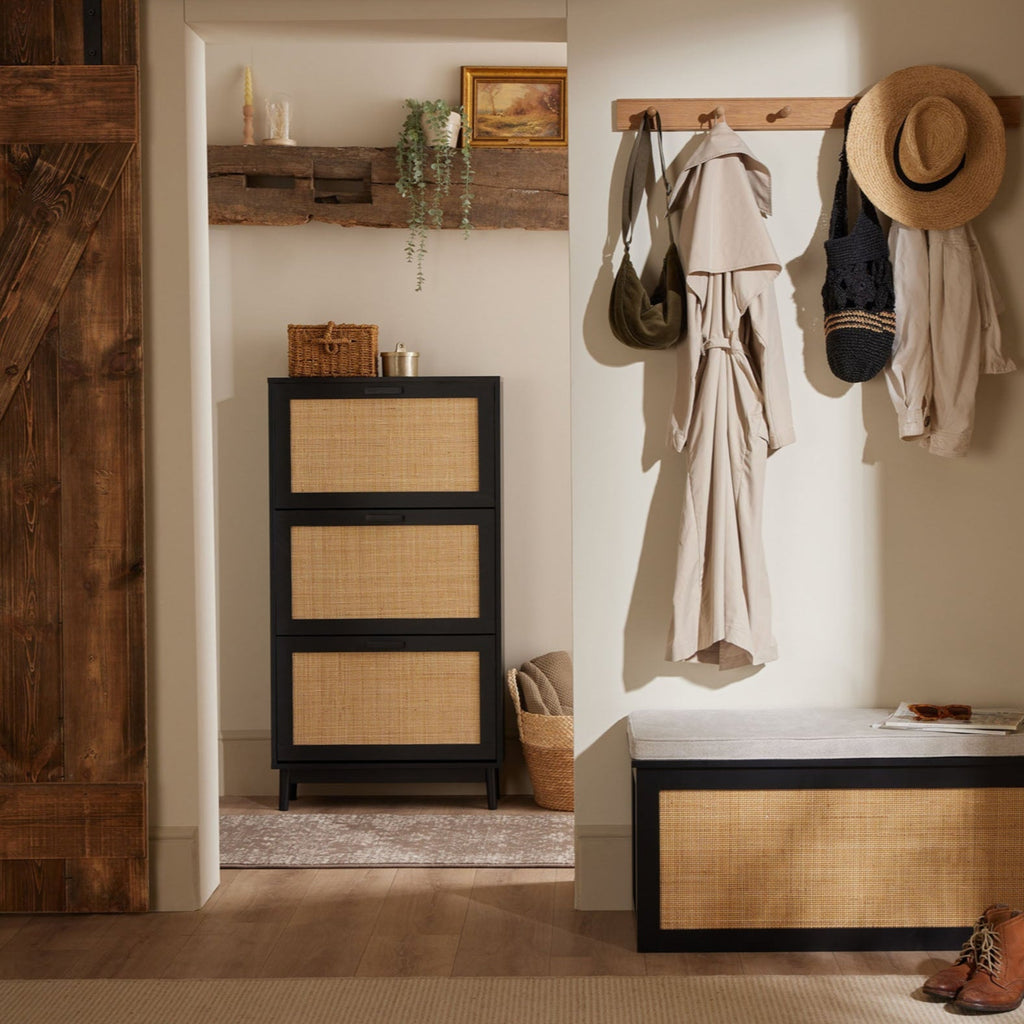 Isla Shoe Cabinet - Black