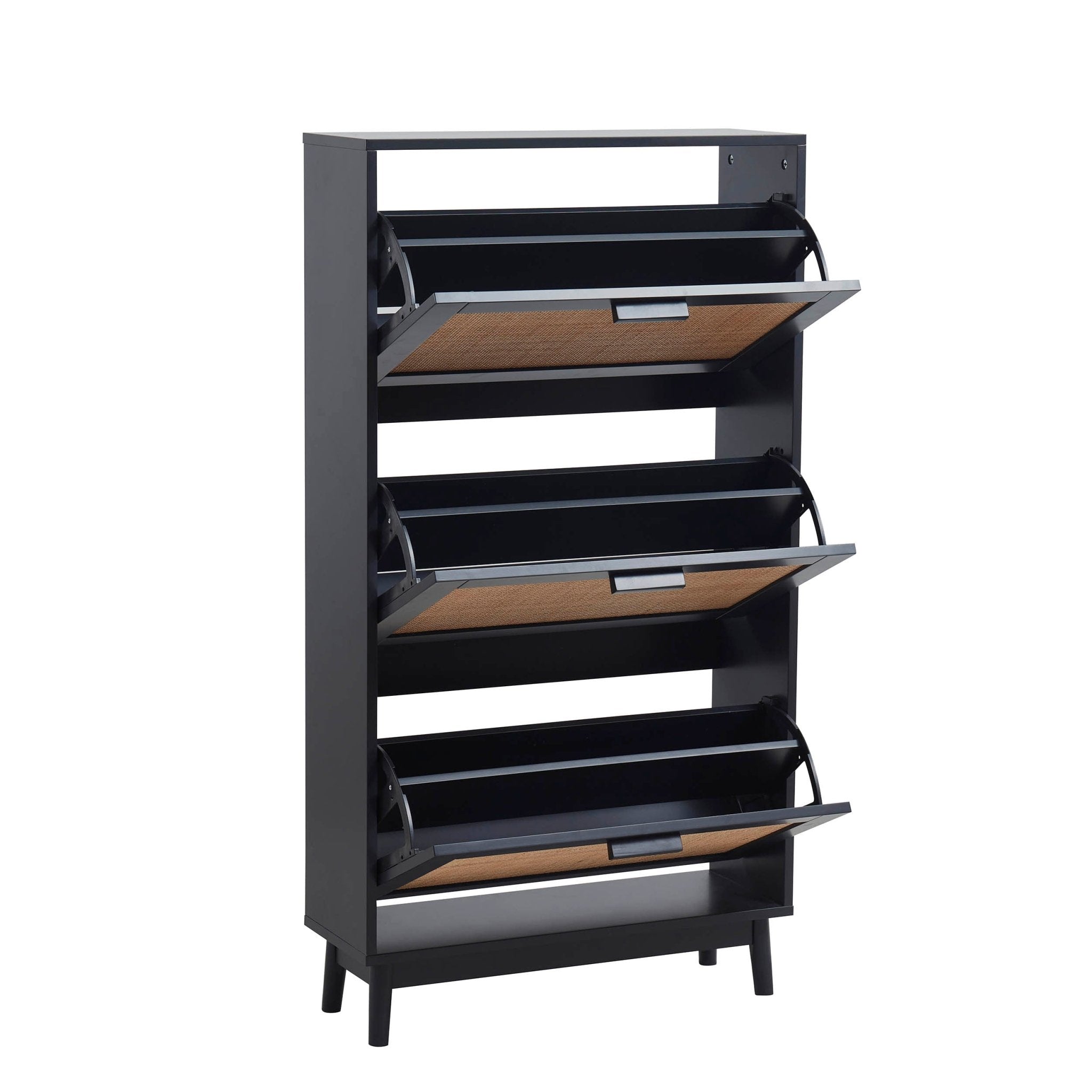 Isla Shoe Cabinet - Black