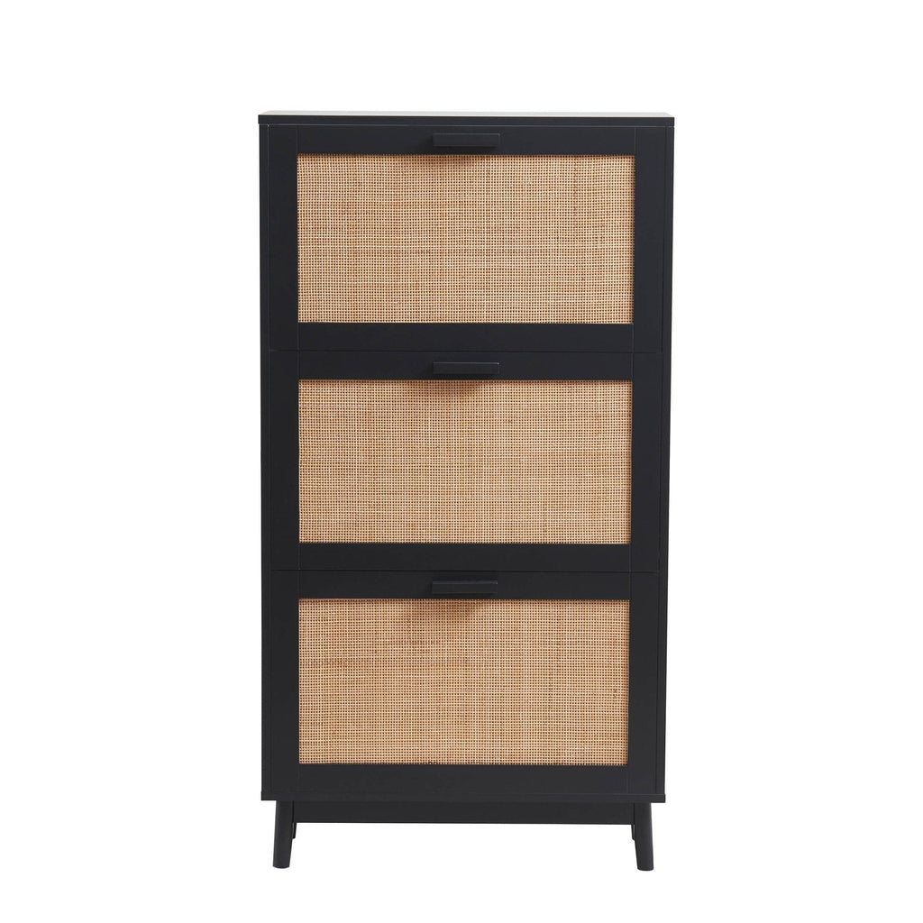 Isla Shoe Cabinet - Black