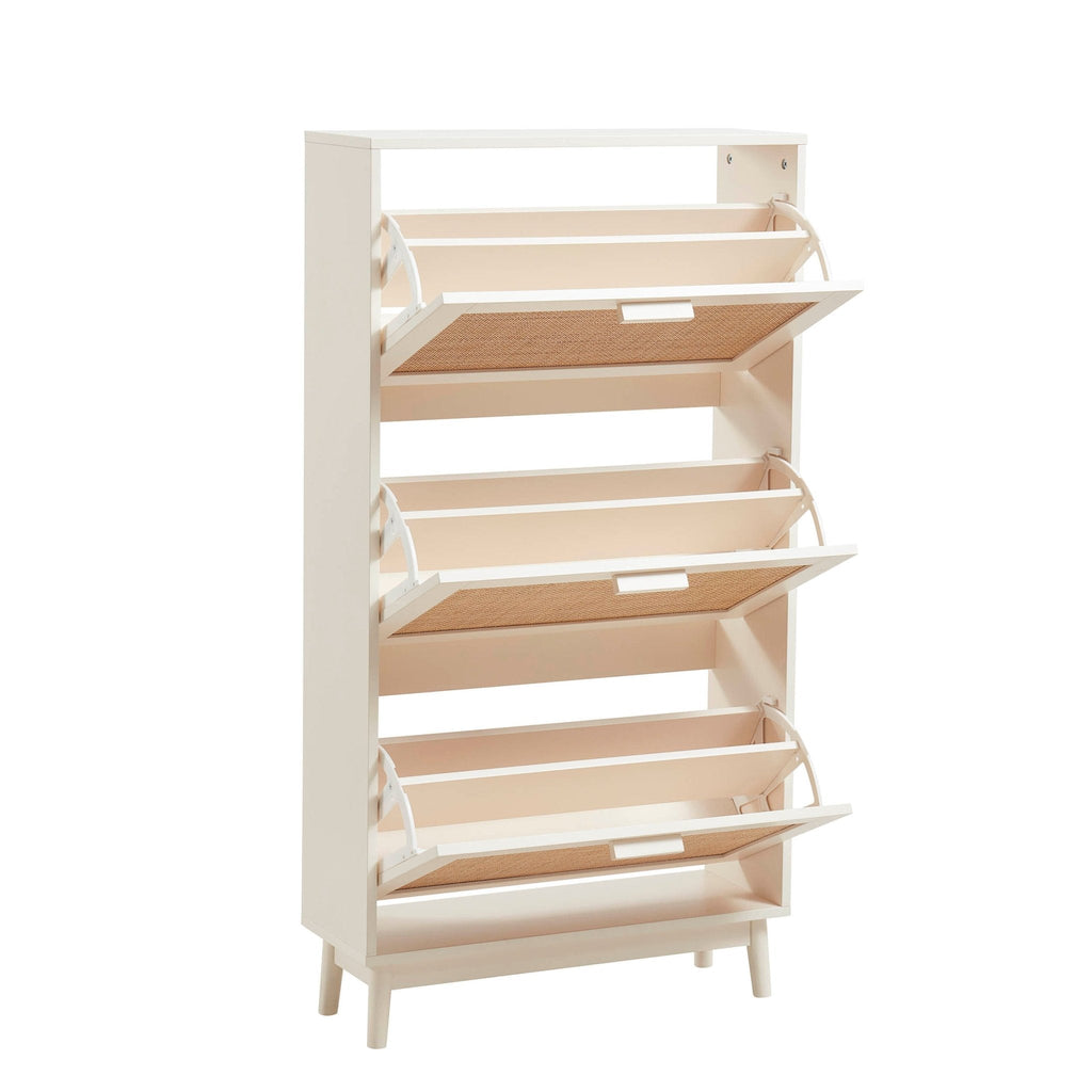 Isla Shoe Cabinet - Cream