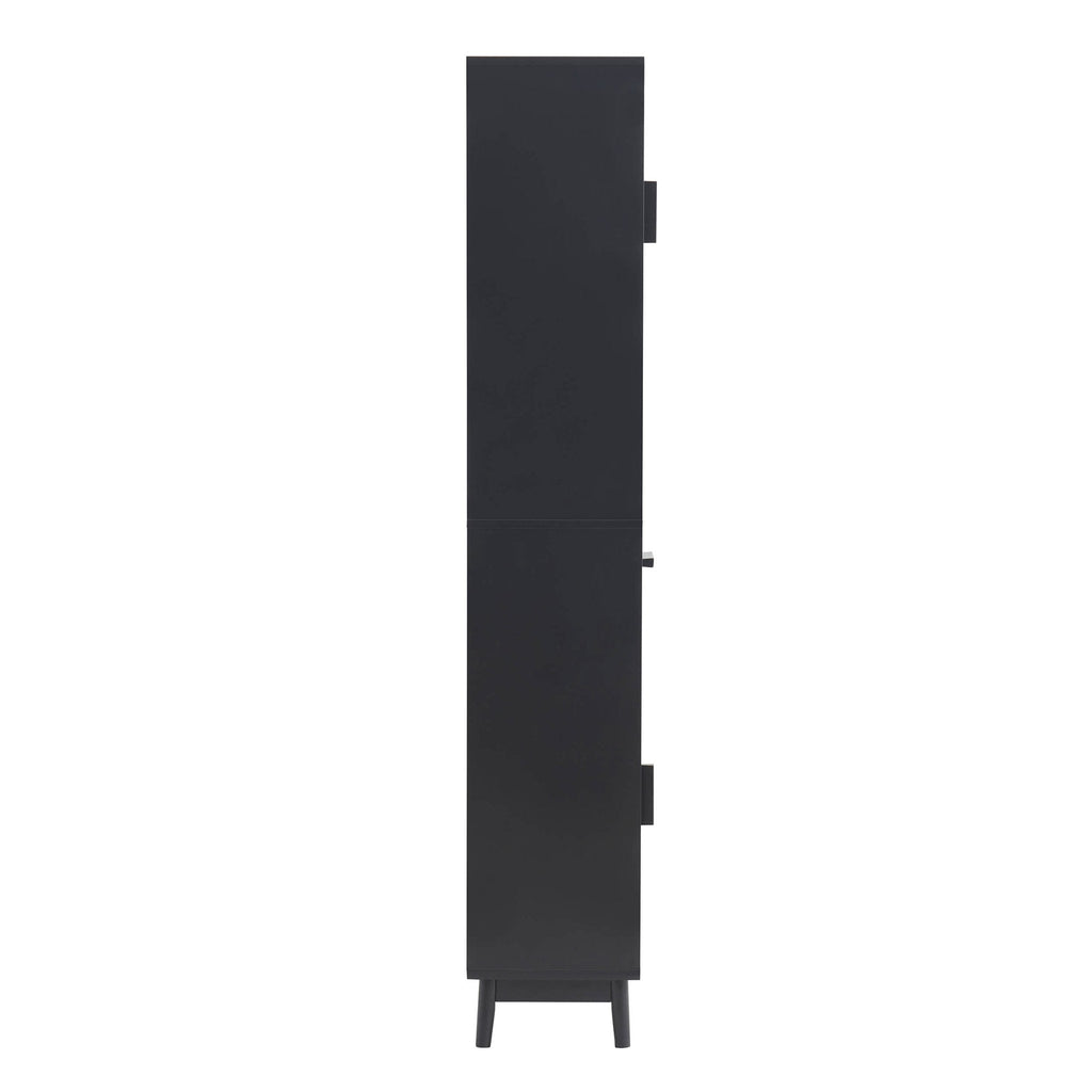 Isla Tall Storage Unit - Black