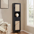 Isla Tall Storage Unit - Black