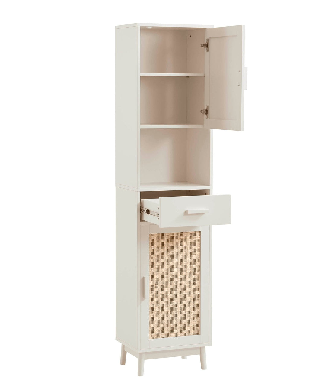 Isla Tall Storage Unit - Cream