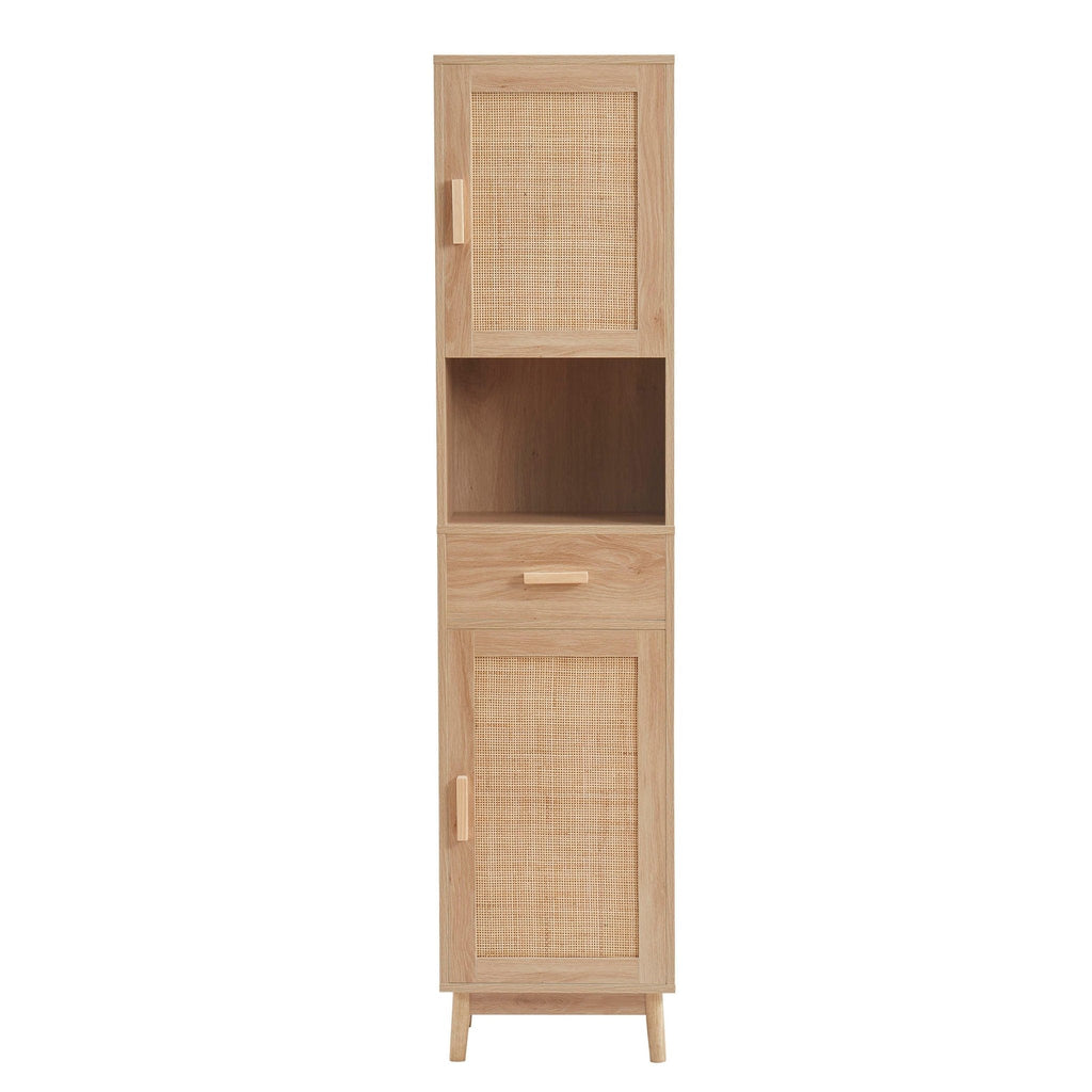 Isla Tall Storage Unit - Natural