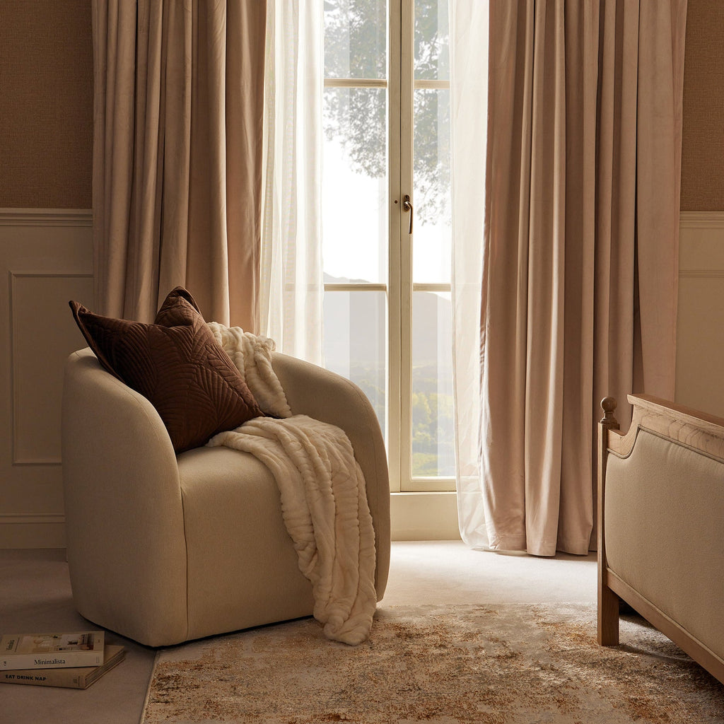Liberty Accent Chair - Cream Linen