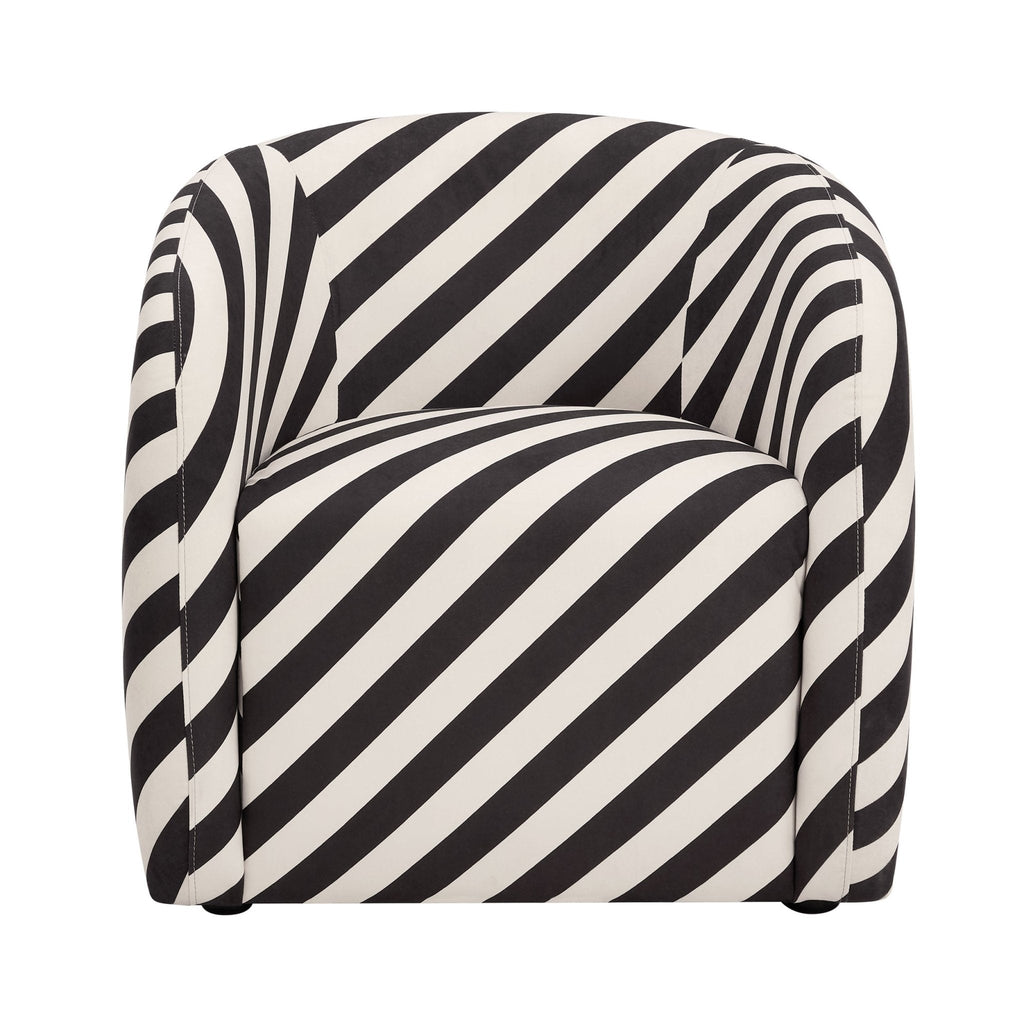 Liberty Accent Chair - Mono Stripe