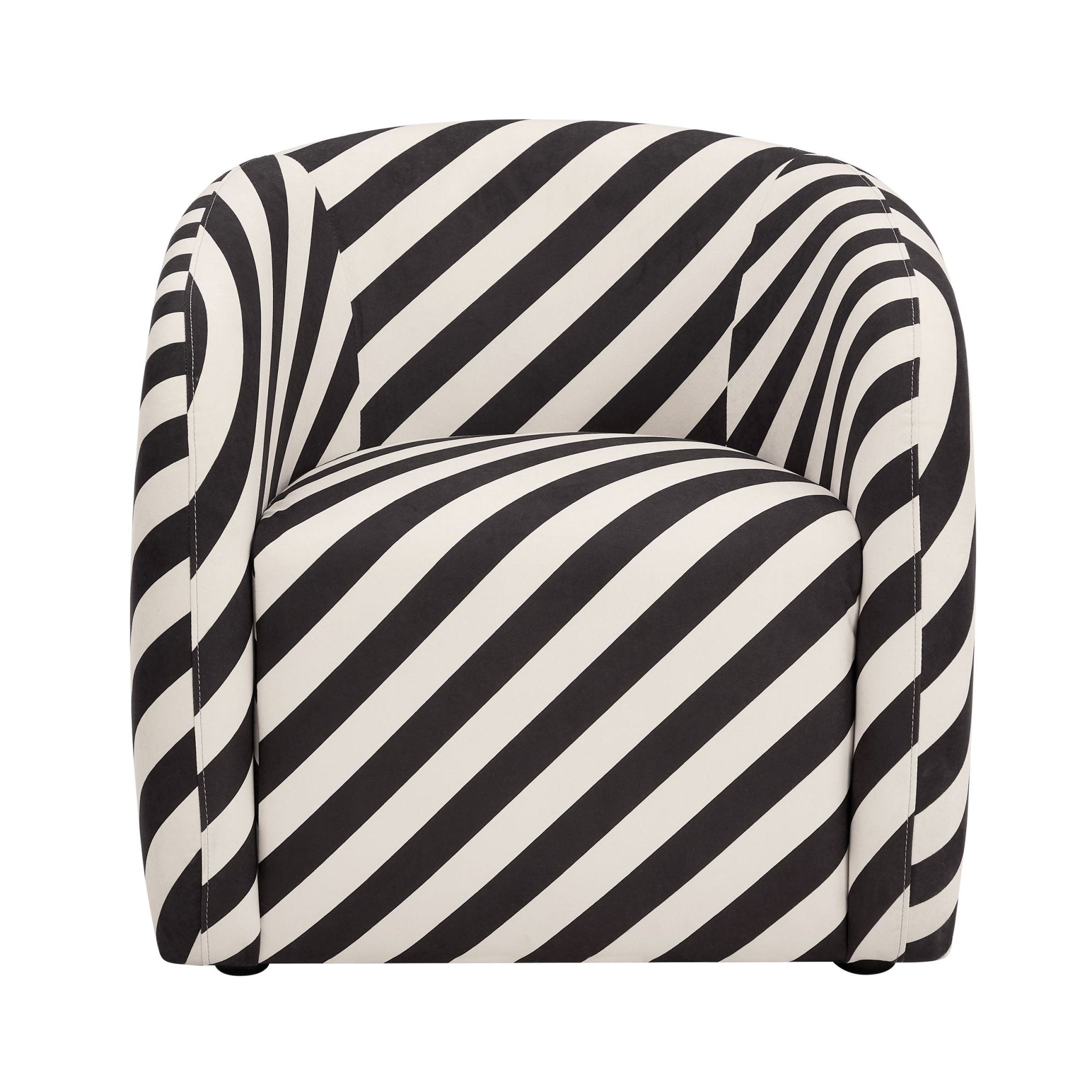 Liberty Accent Chair - Mono Stripe