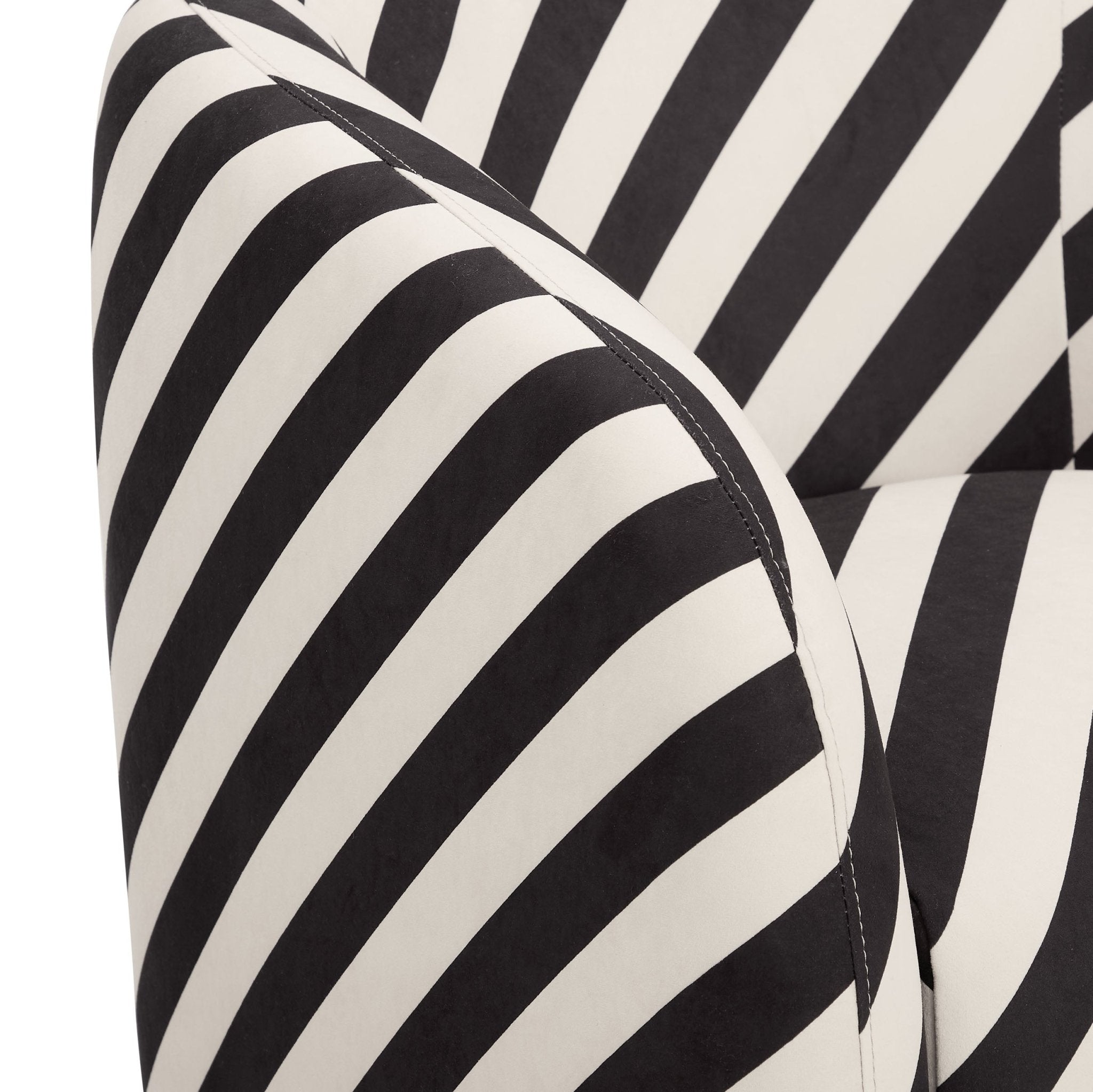 Liberty Accent Chair - Mono Stripe