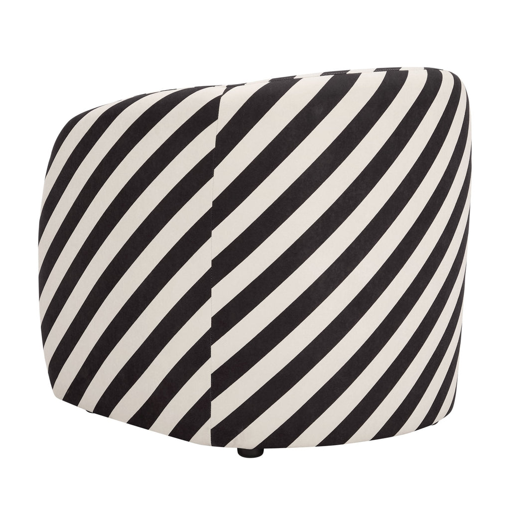 Liberty Accent Chair - Mono Stripe