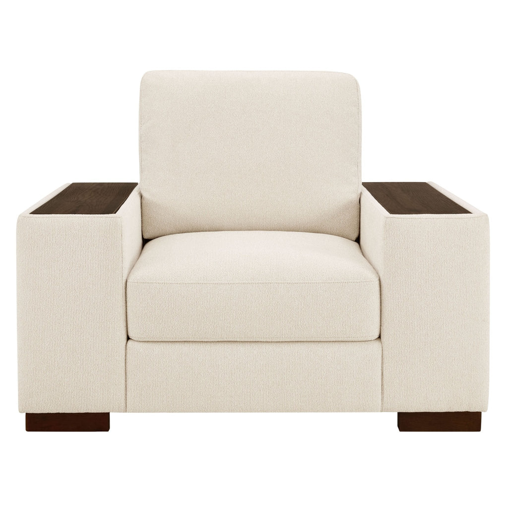 Lyon Armchair - Speckled Sand Boucle
