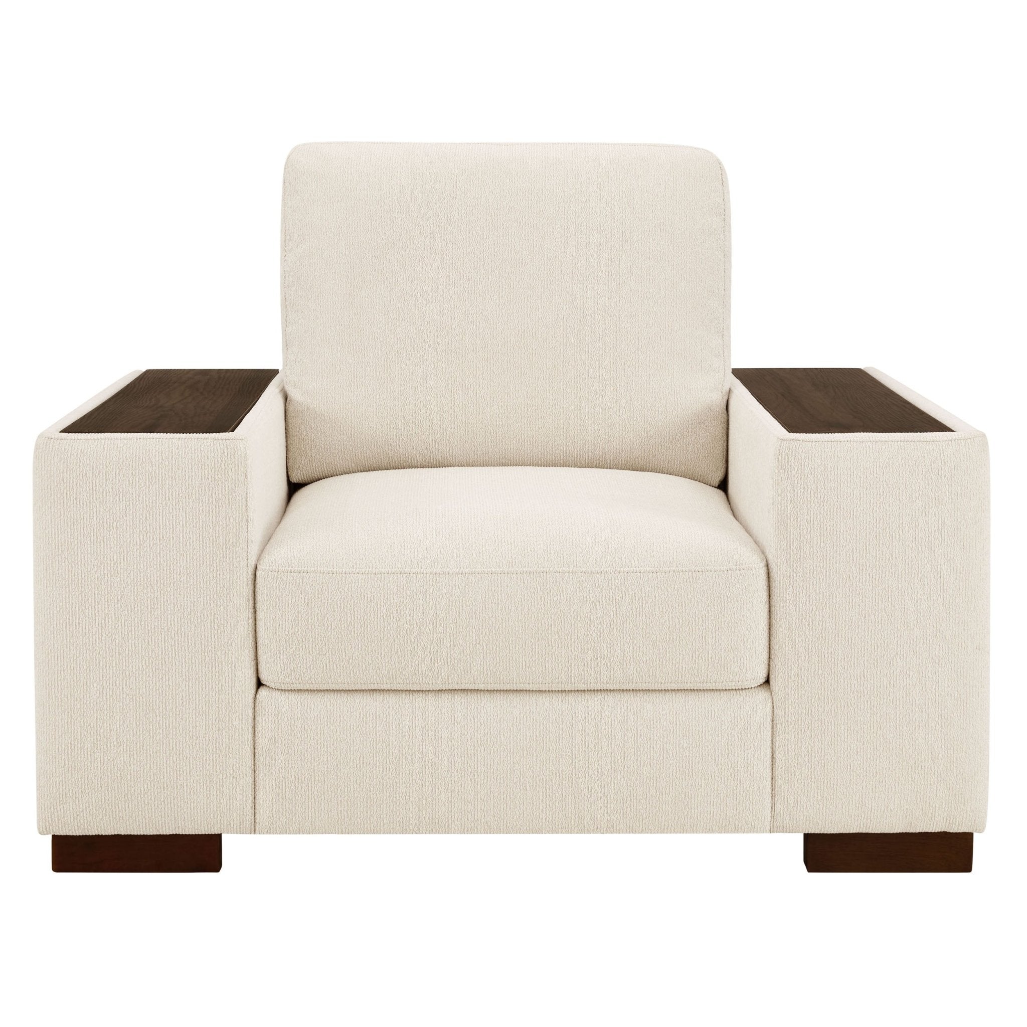 Lyon Armchair - Speckled Sand Boucle