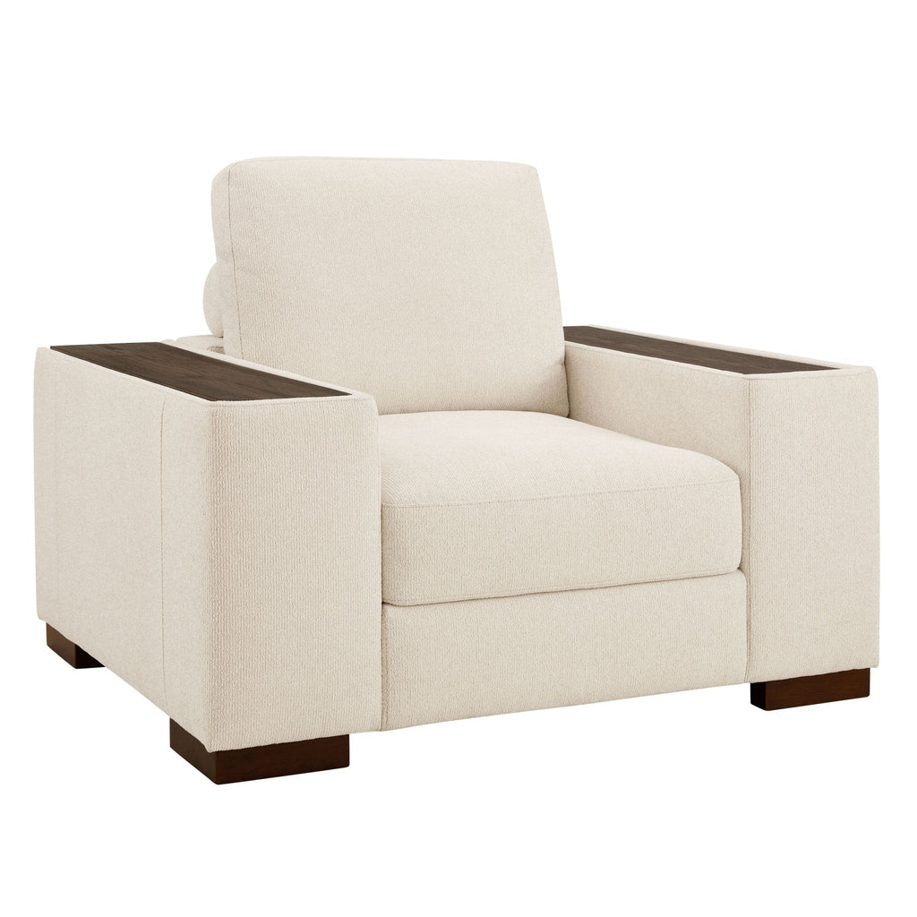 Lyon Armchair - Speckled Sand Boucle