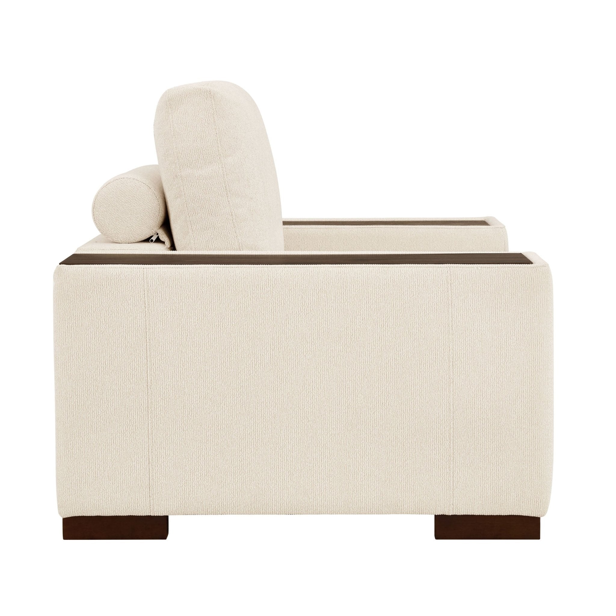 Lyon Armchair - Speckled Sand Boucle