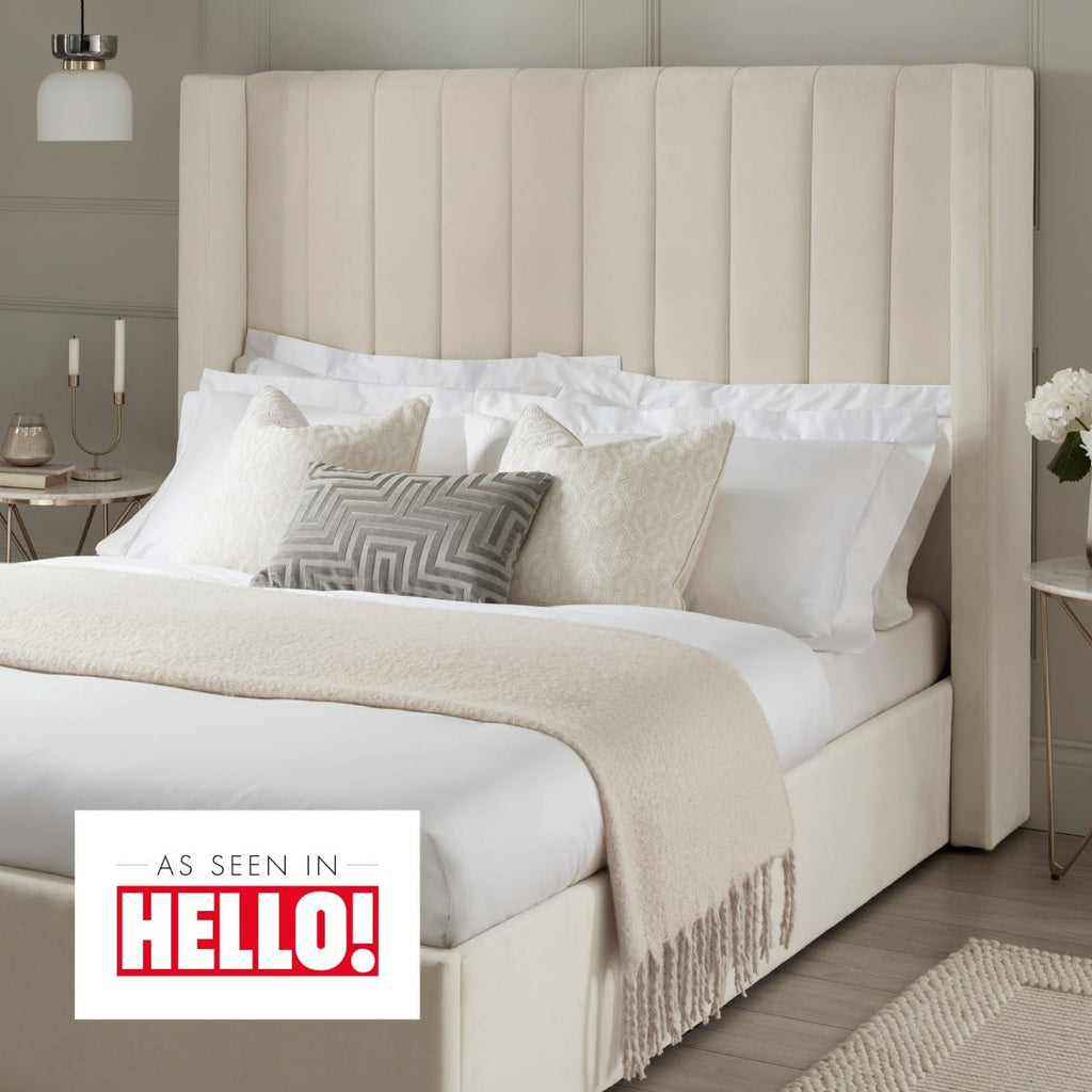 Madison Ottoman Storage Bed - Ecru