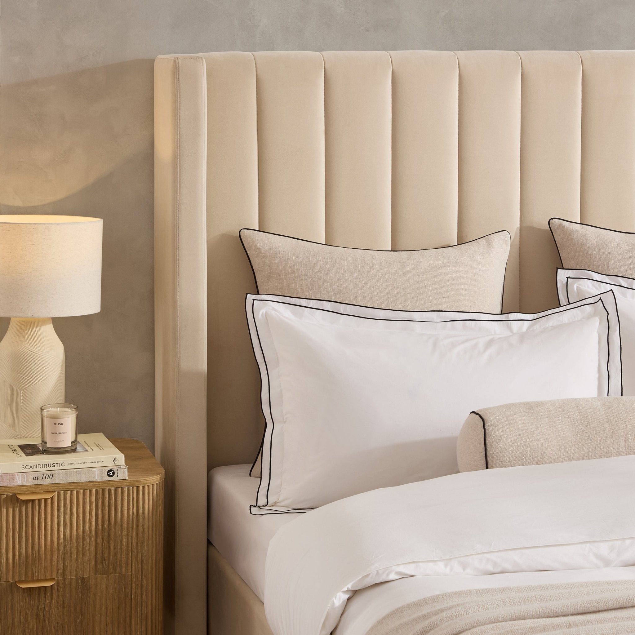 Madison Ottoman Storage Bed - Ecru