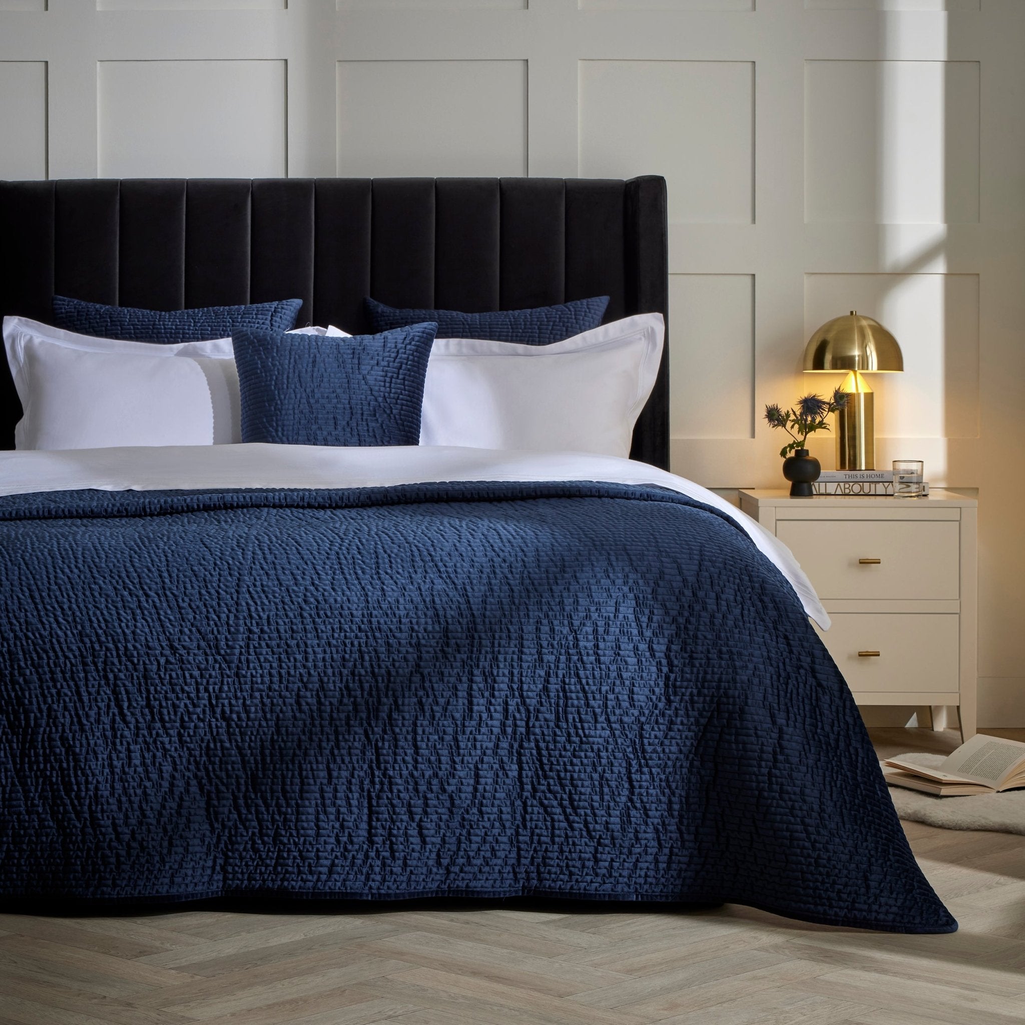 Madison Ottoman Storage Bed - Ink