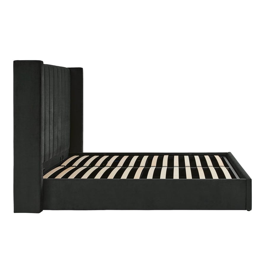 Madison Ottoman Storage Bed - Ink