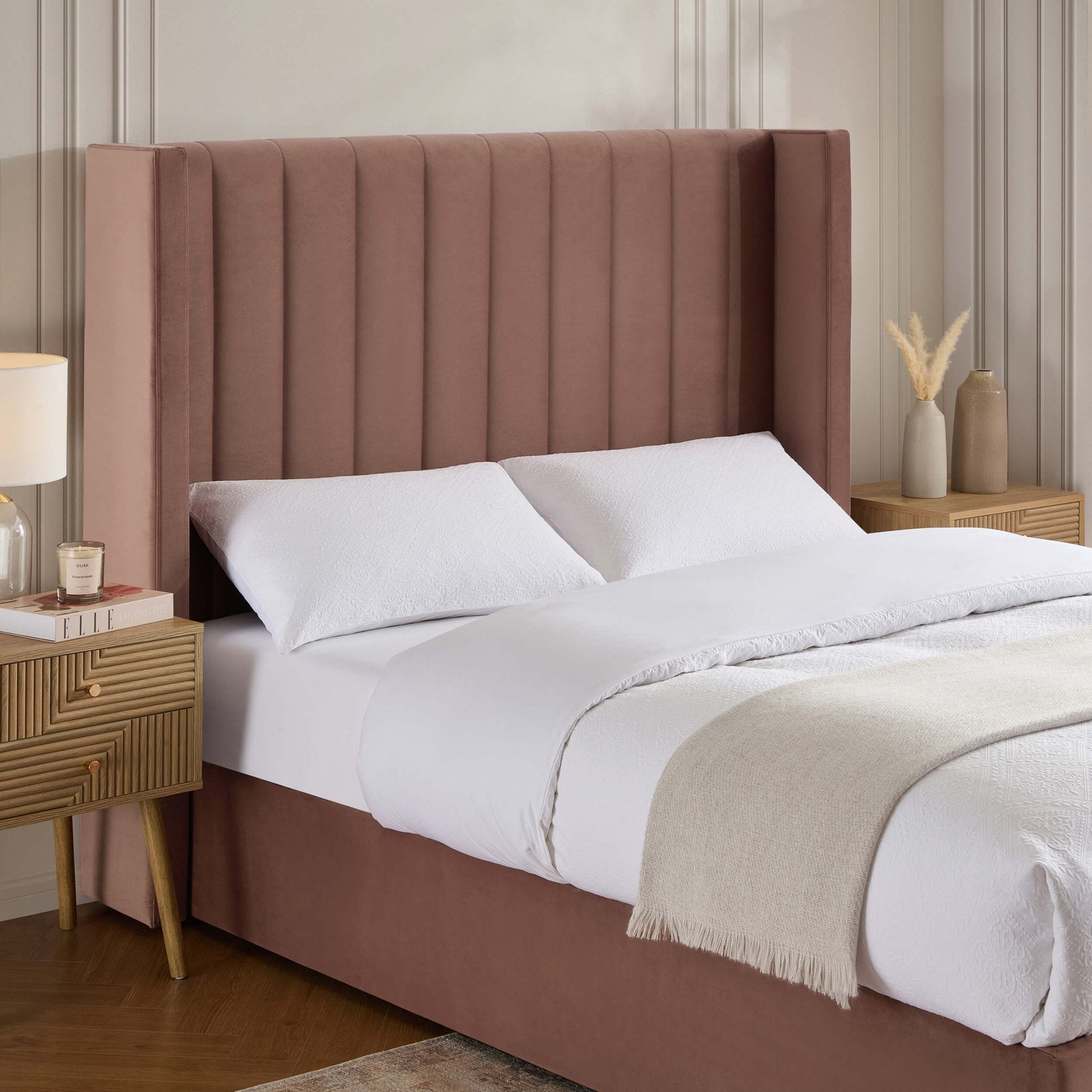 Madison Ottoman Storage Bed - Mauve
