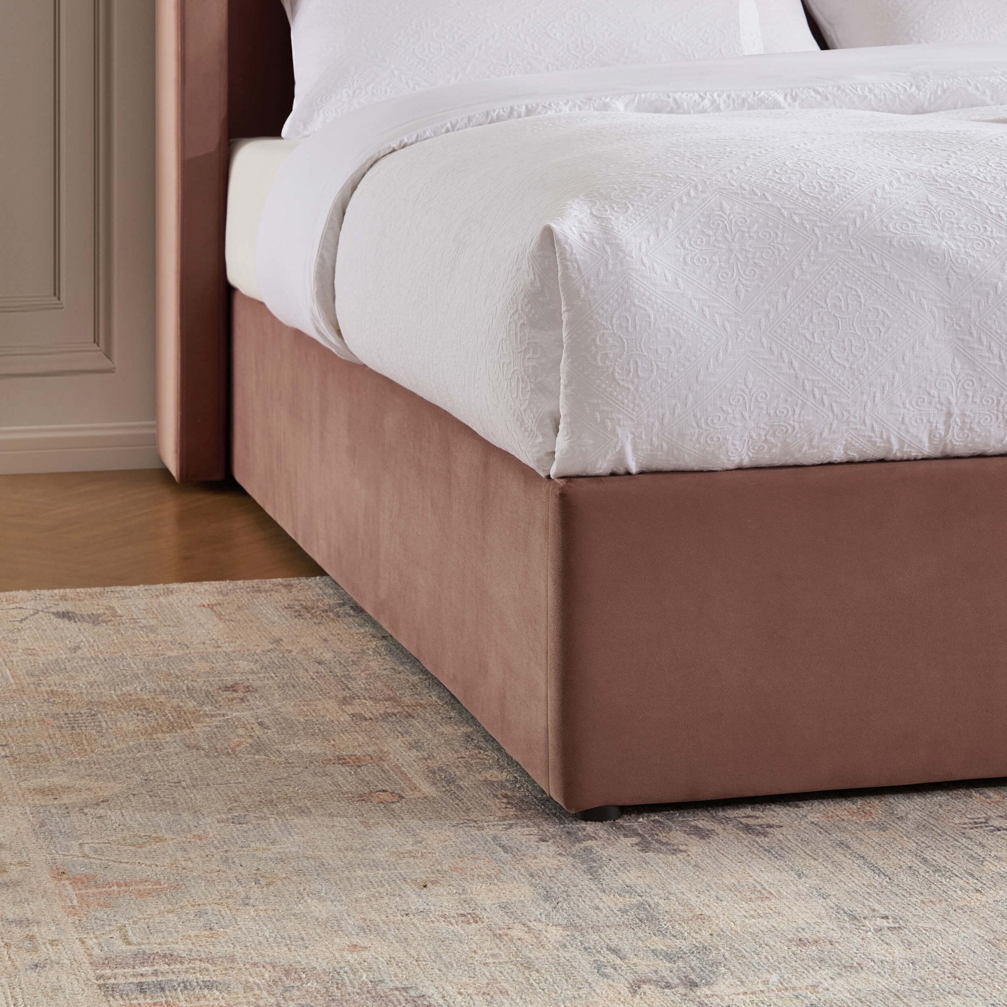 Madison Ottoman Storage Bed - Mauve