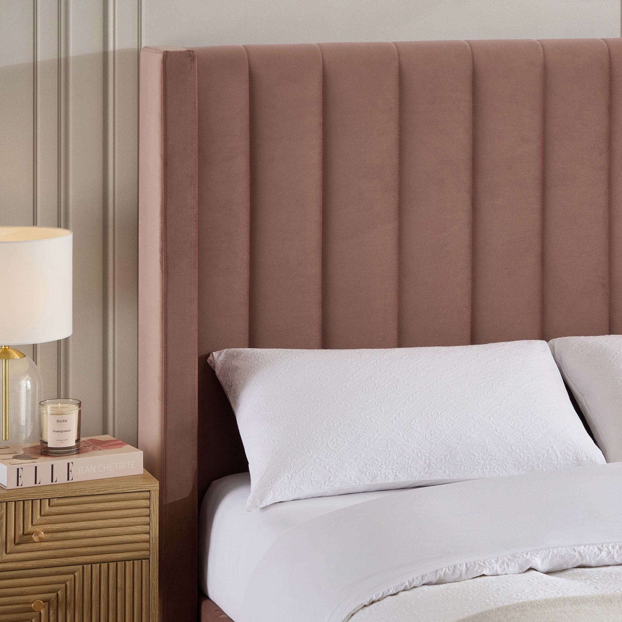 Madison Ottoman Storage Bed - Mauve