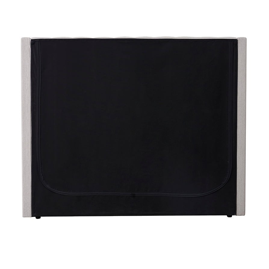 Madison Ottoman Storage Bed - Stone Grey