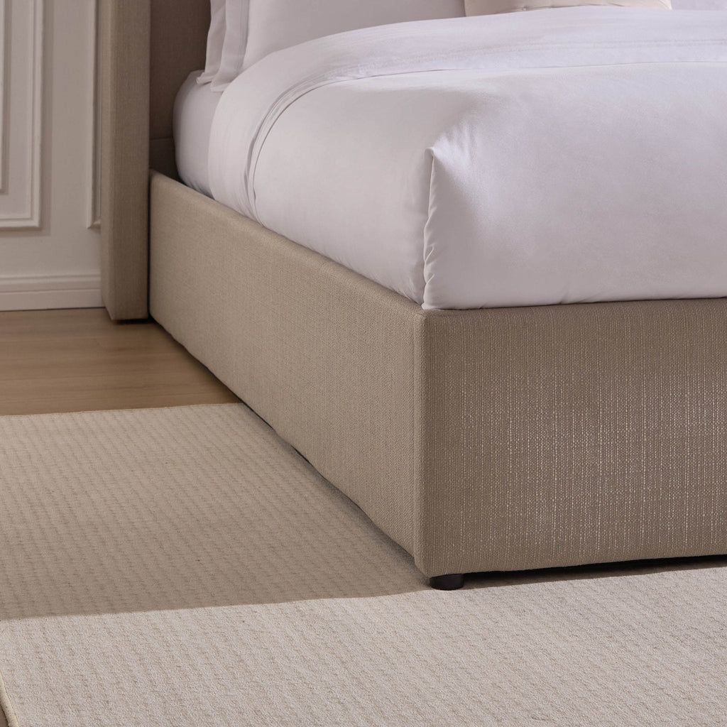 Madison Ottoman Storage Bed - Stone Grey