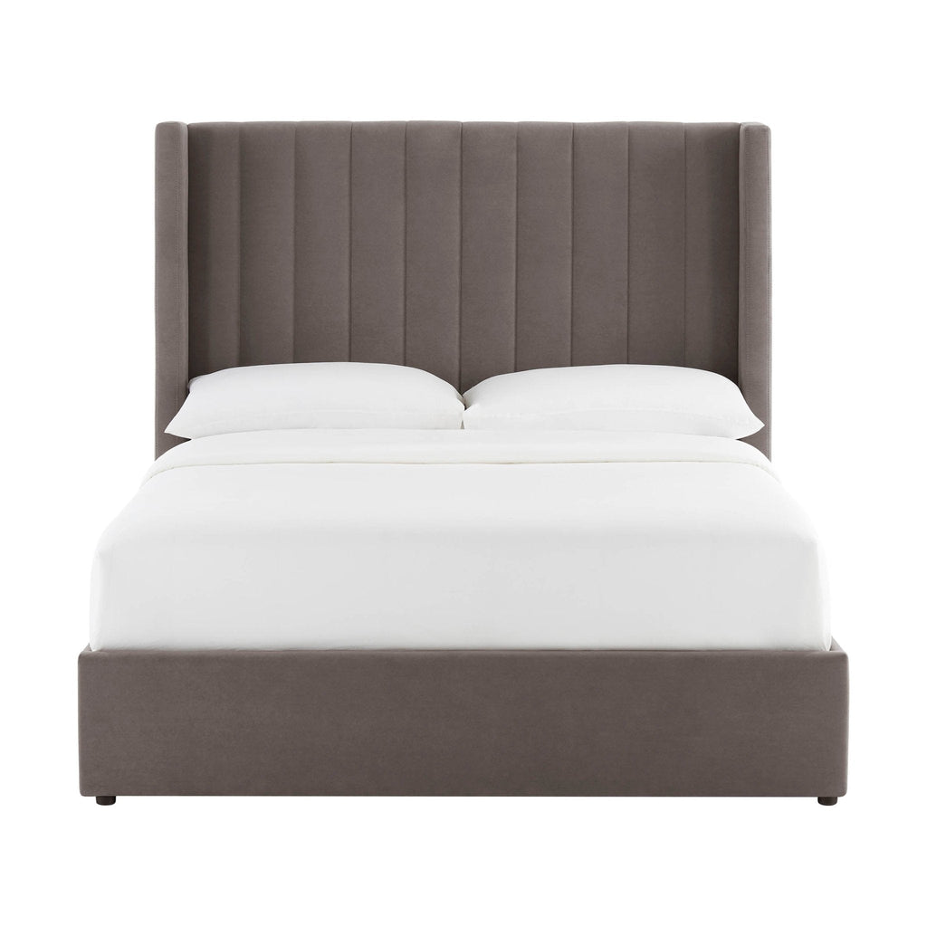 Madison Ottoman Storage Bed - Taupe
