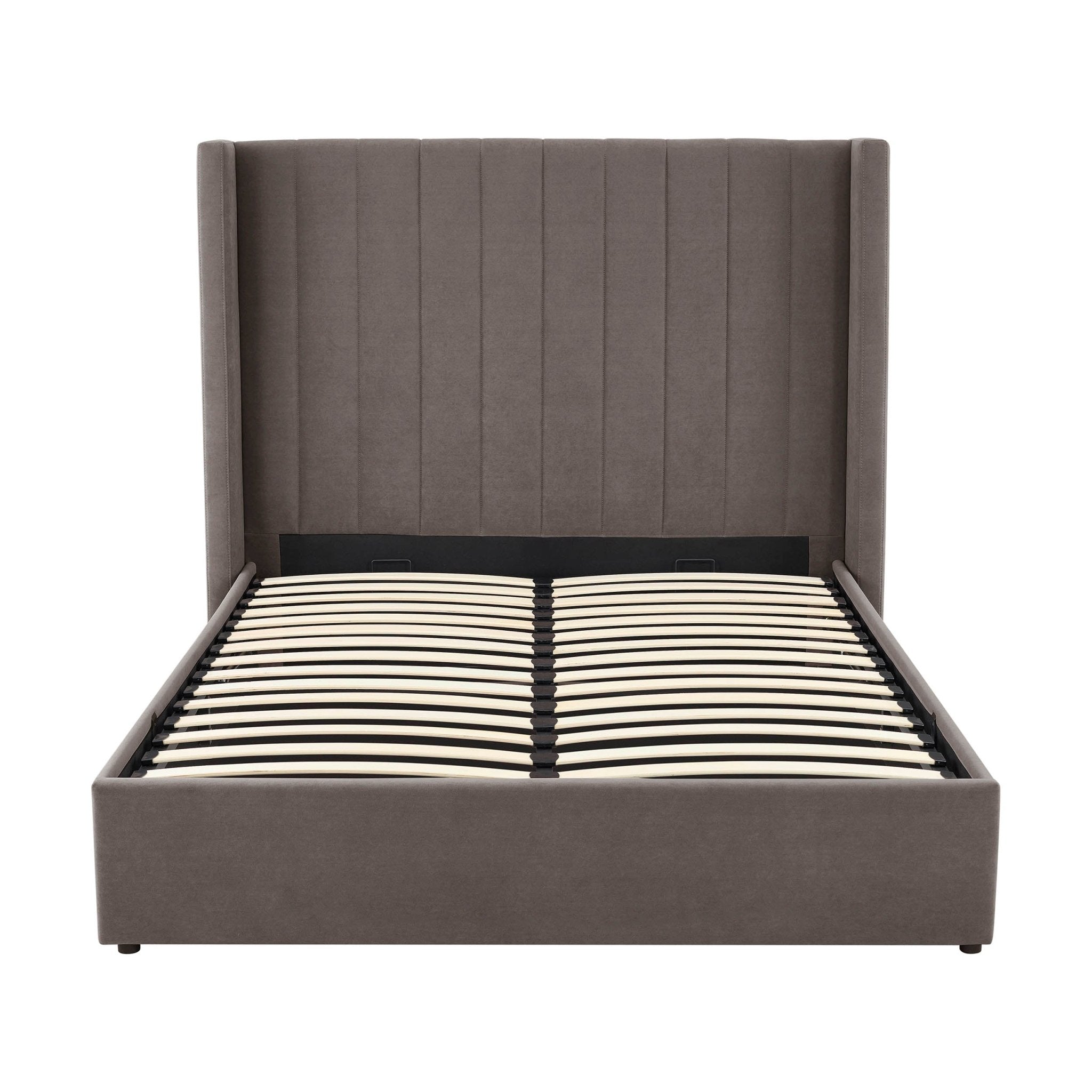 Madison Ottoman Storage Bed - Taupe