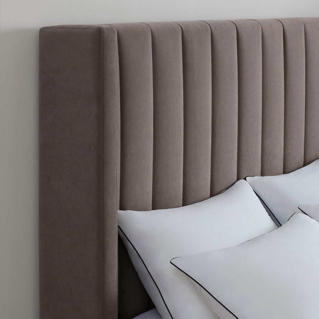 Madison Ottoman Storage Bed - Taupe