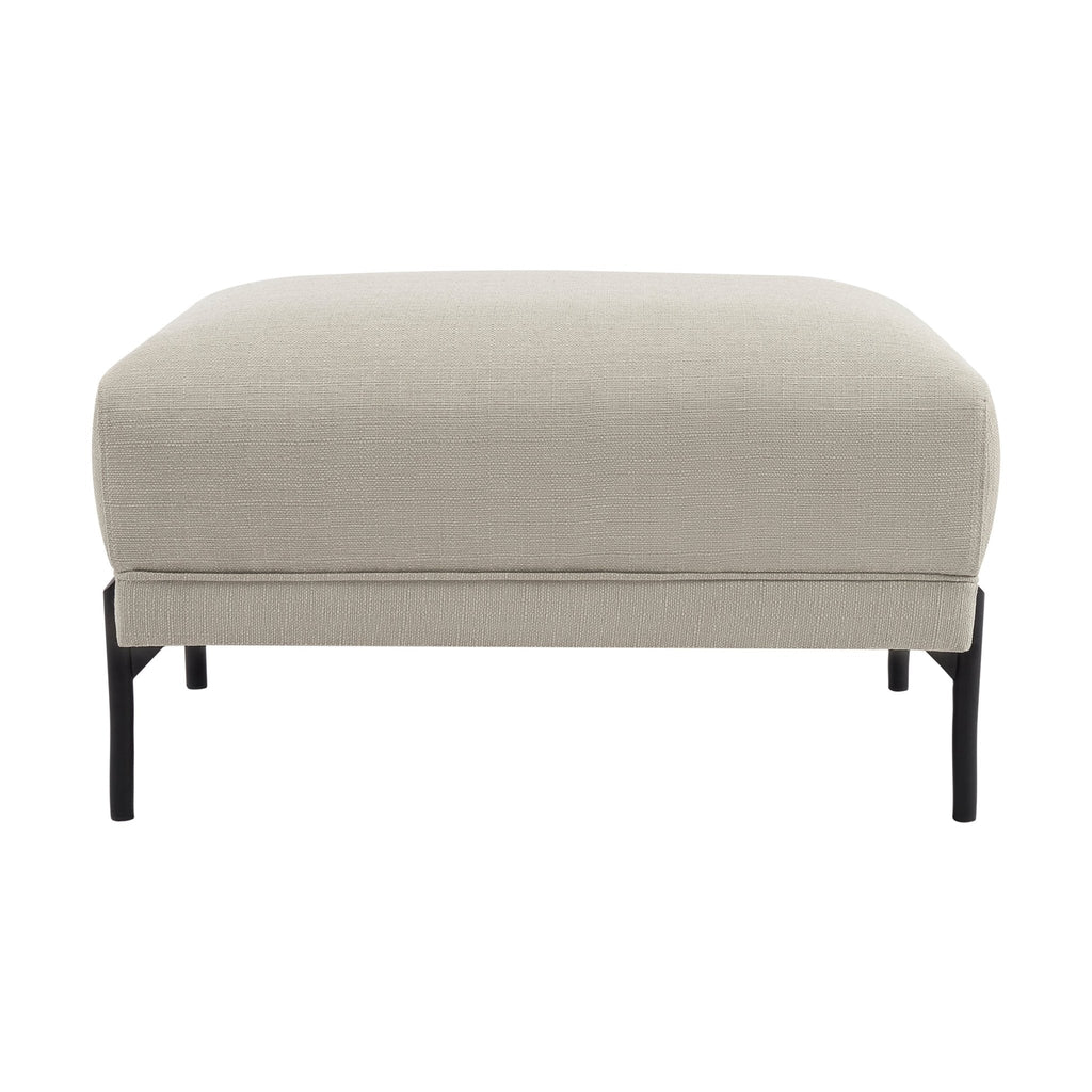 Madison Pouffe - Stone Grey