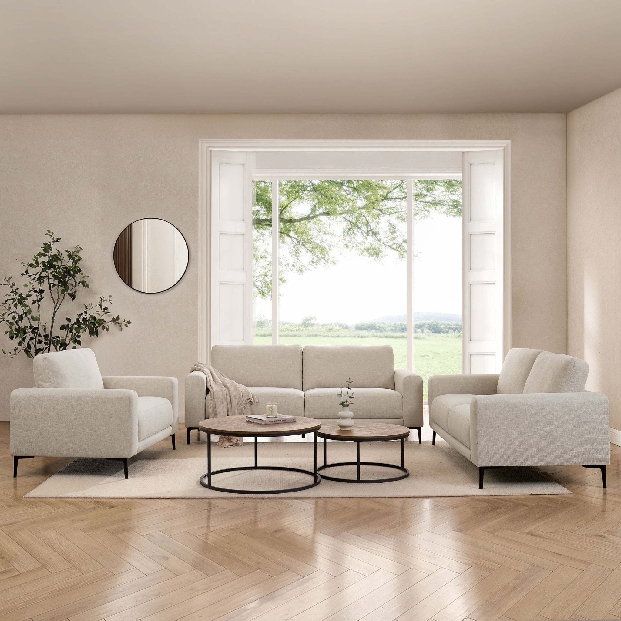 Malibu Loveseat - Beige