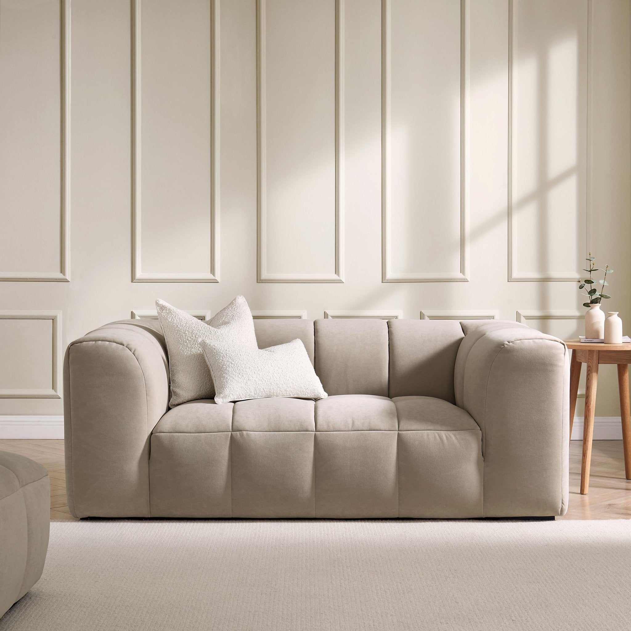 Manhattan 2 Seater Sofa - Stone
