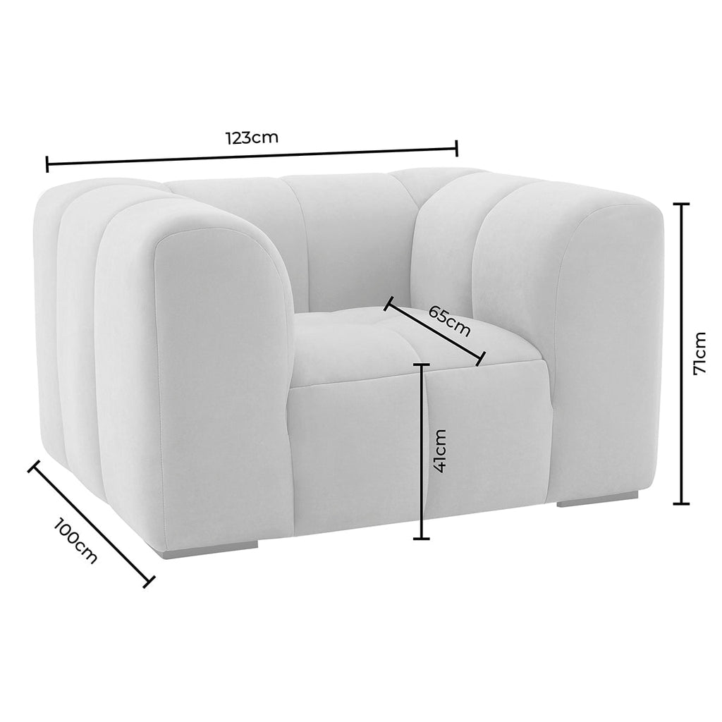 Manhattan Loveseat - Stone