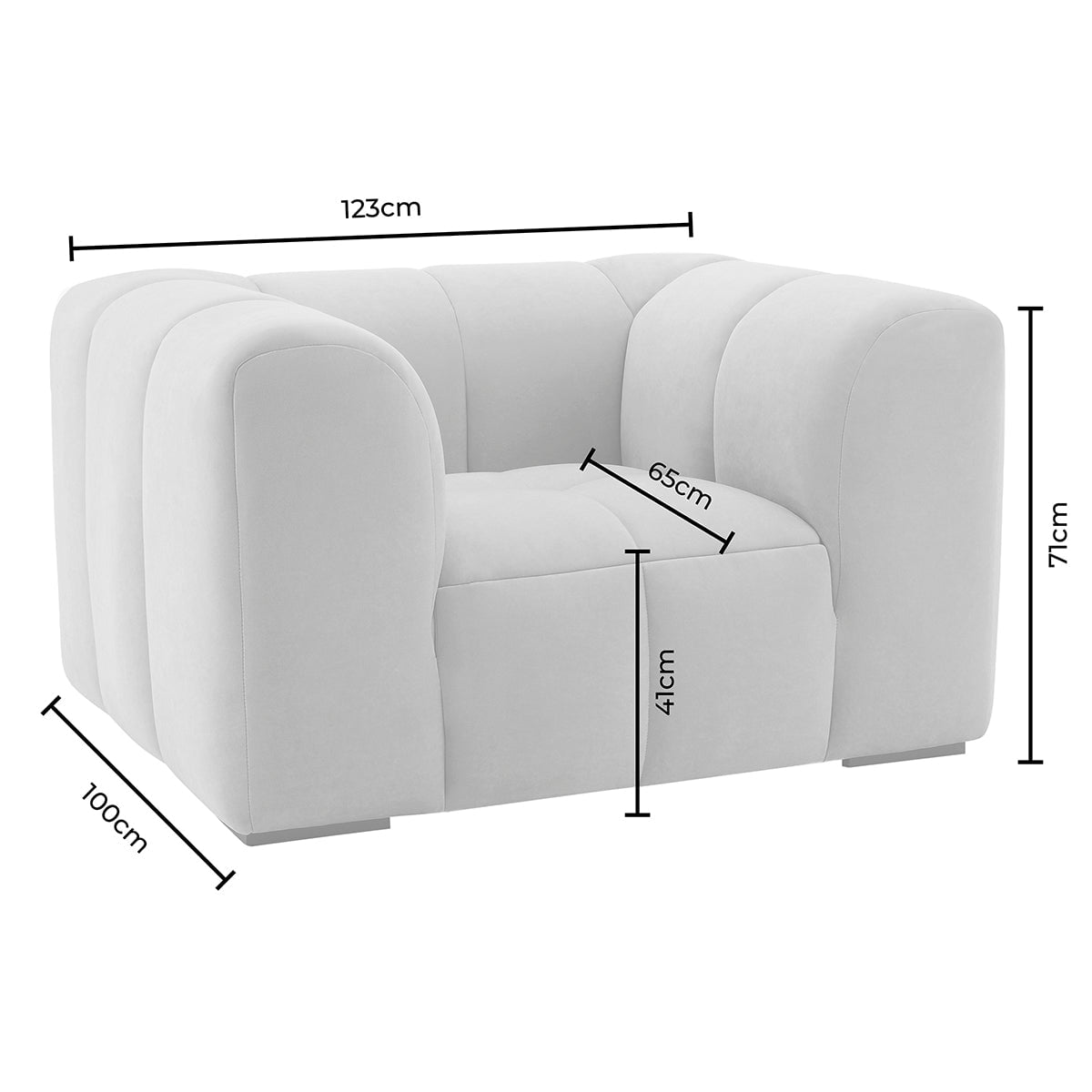Manhattan Loveseat - Stone