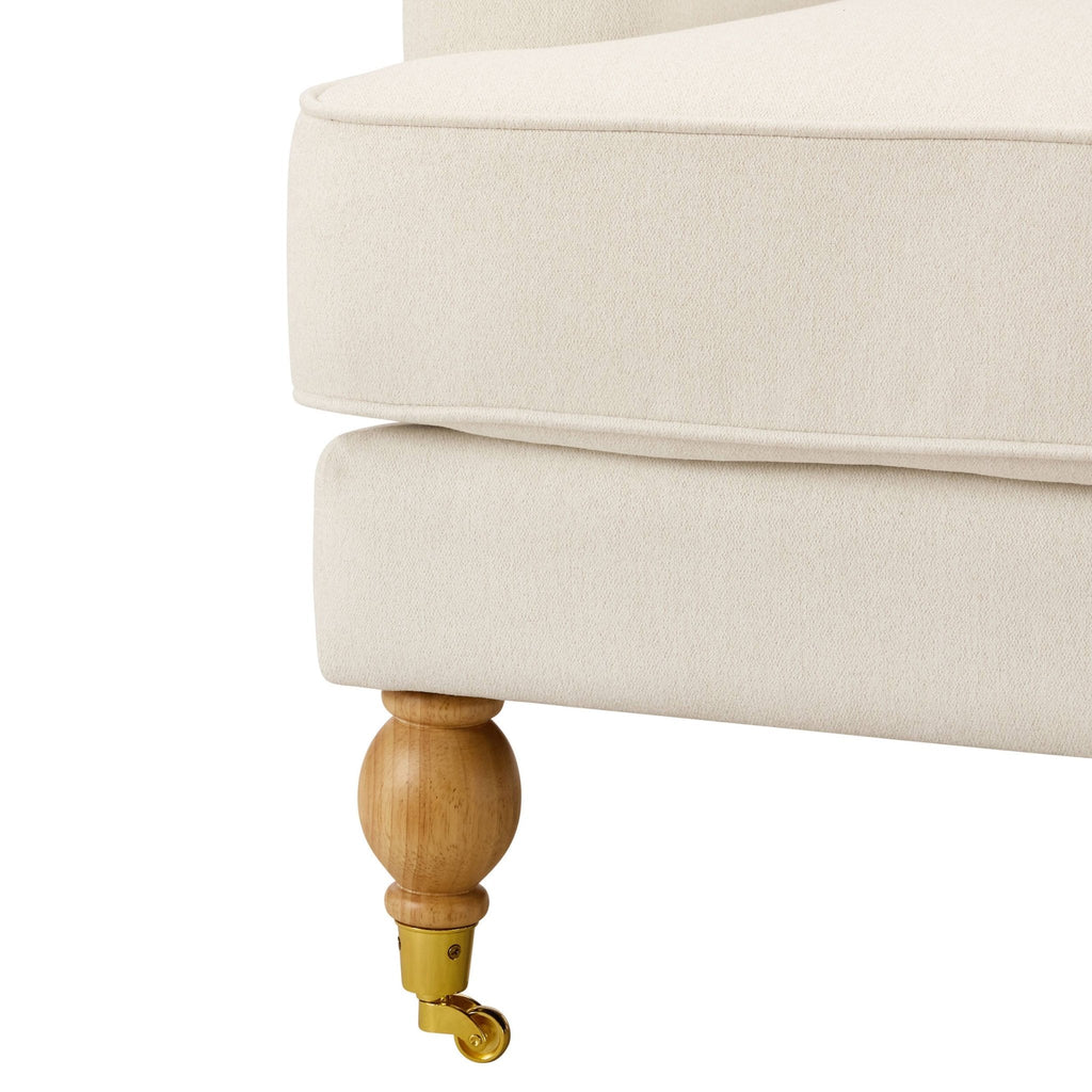 Mara Armchair - Cream Linen