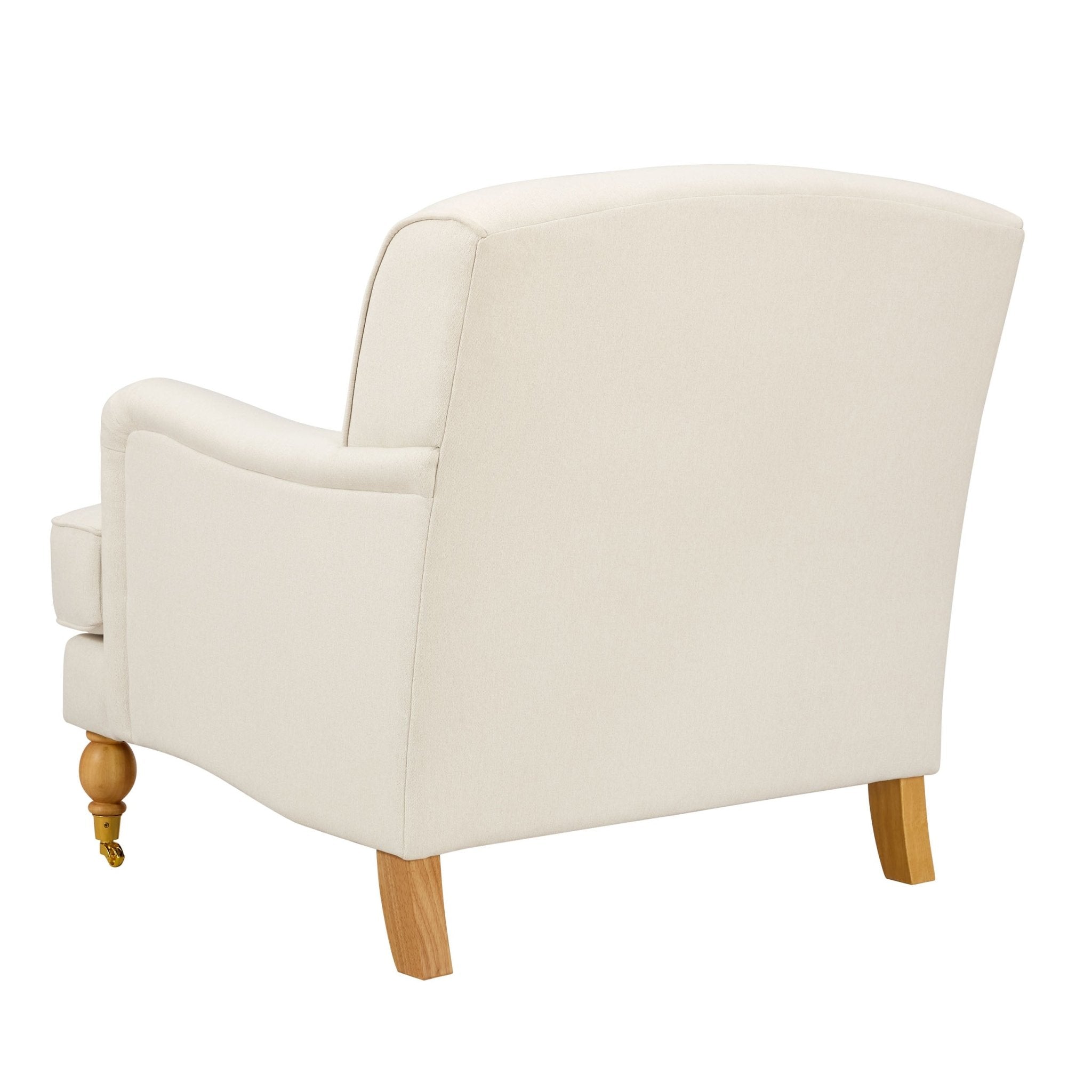 Mara Armchair - Cream Linen