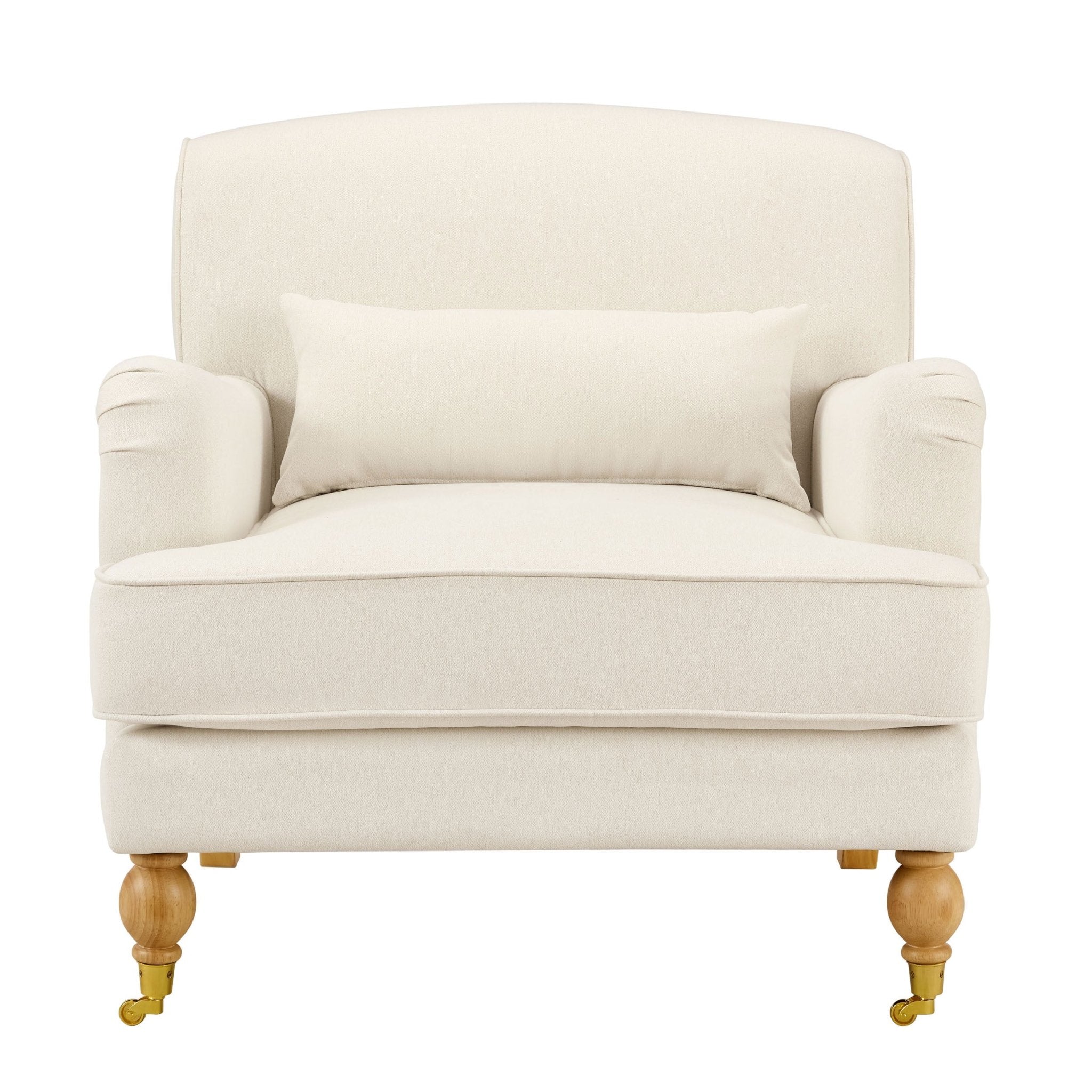 Mara Armchair - Cream Linen