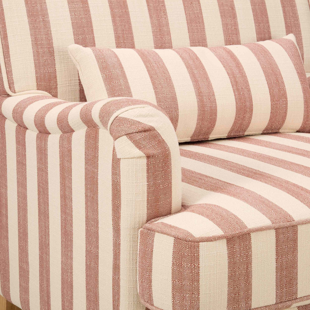 Mara Armchair - Raspberry Stripe