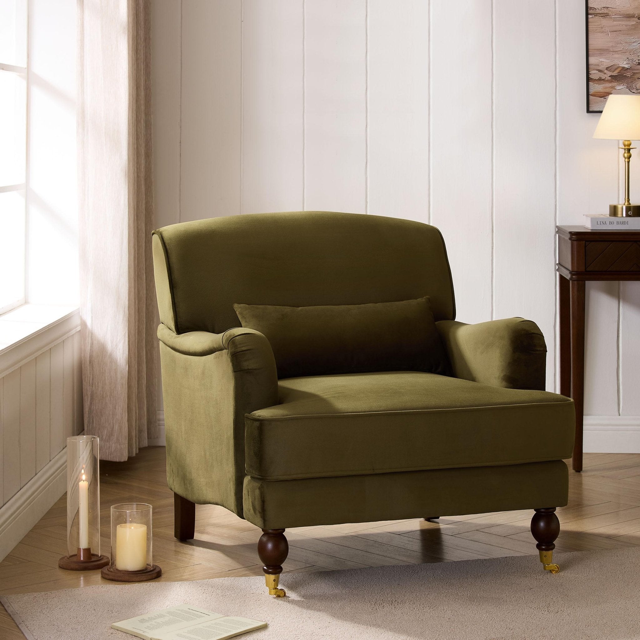 Mara Armchair - Rich Green