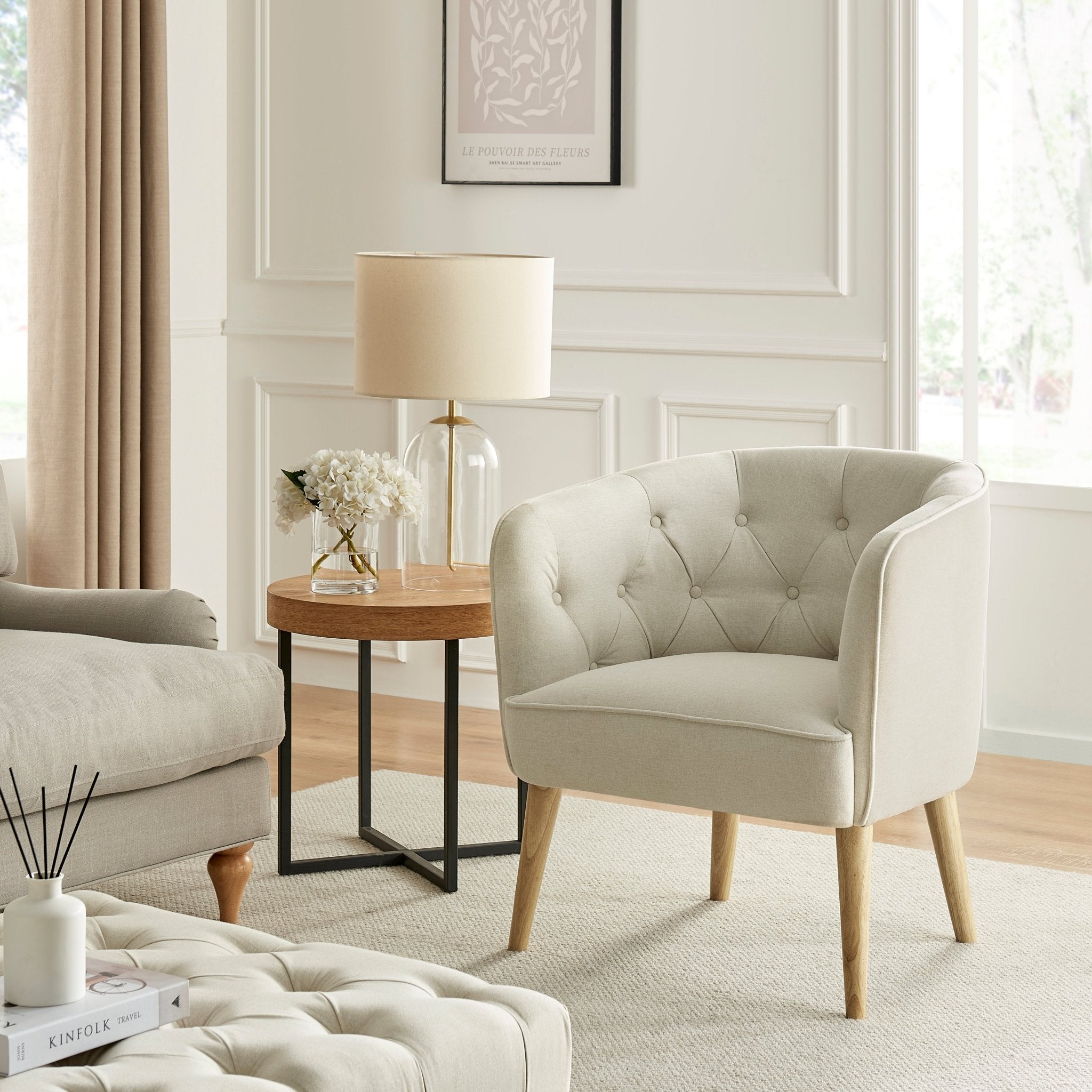 Margo Accent Chair - Natural