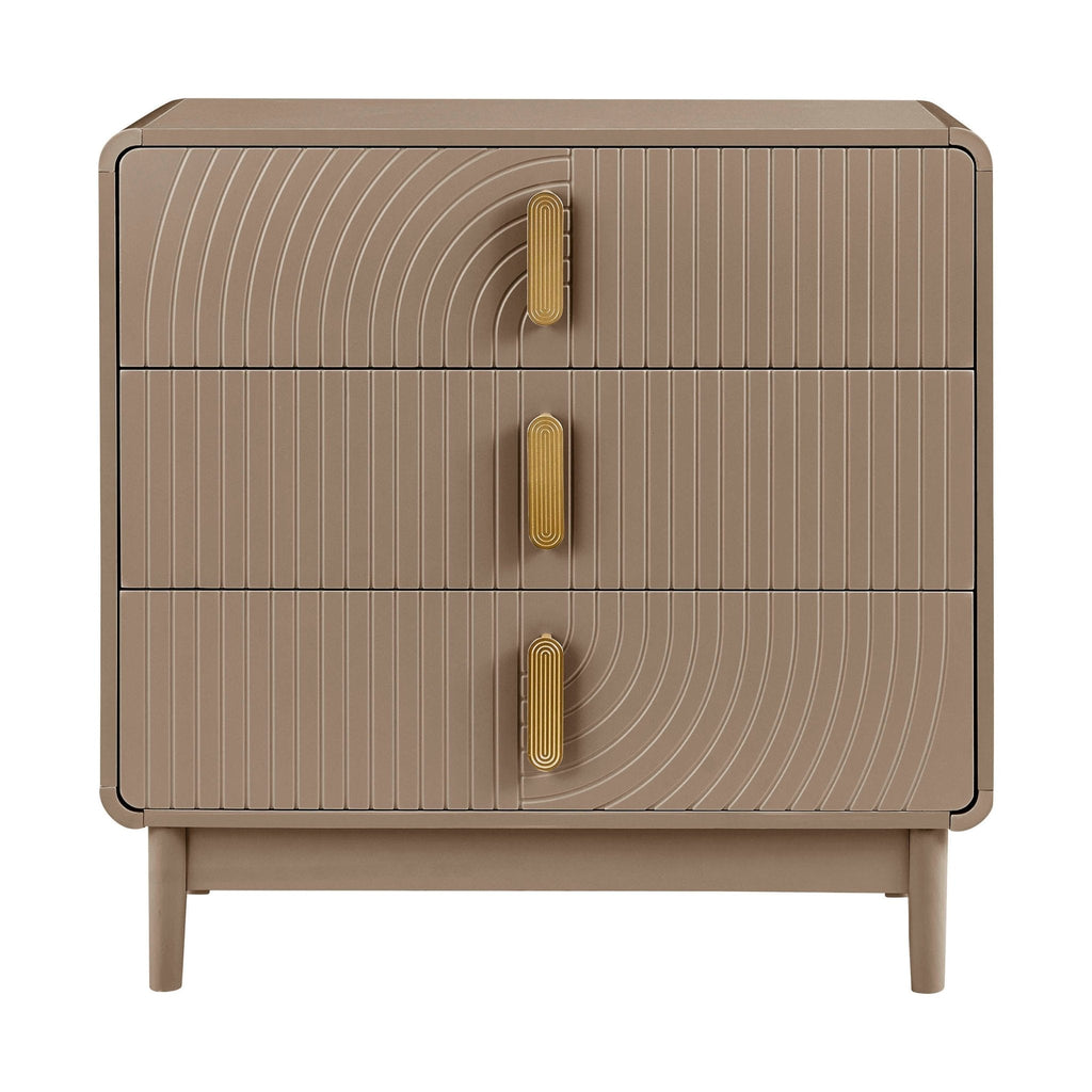 Marnie 3 Drawer Chest - Taupe