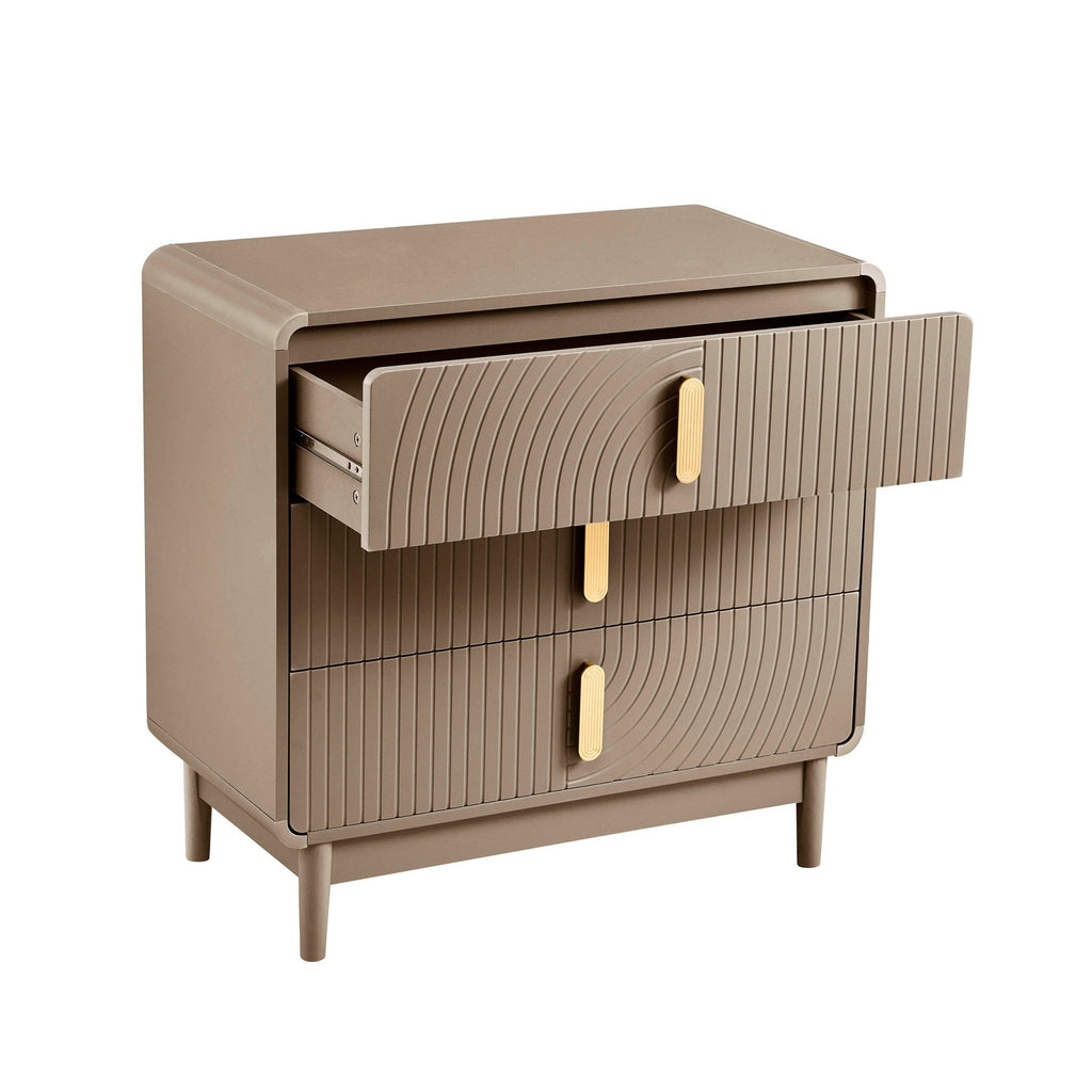 Marnie 3 Drawer Chest - Taupe