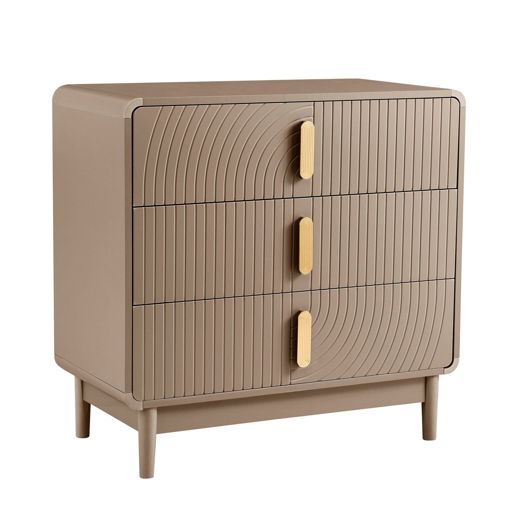 Marnie 3 Drawer Chest - Taupe