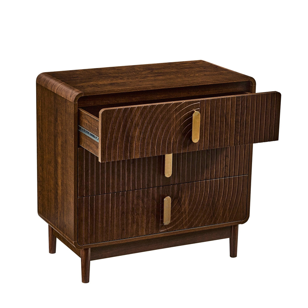 Marnie 3 Drawer Chest - Walnut