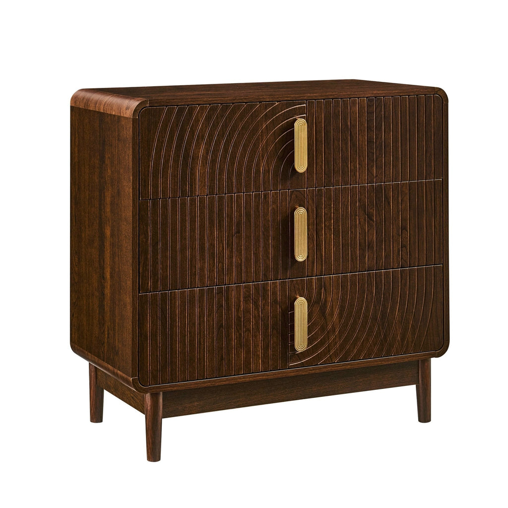 Marnie 3 Drawer Chest - Walnut
