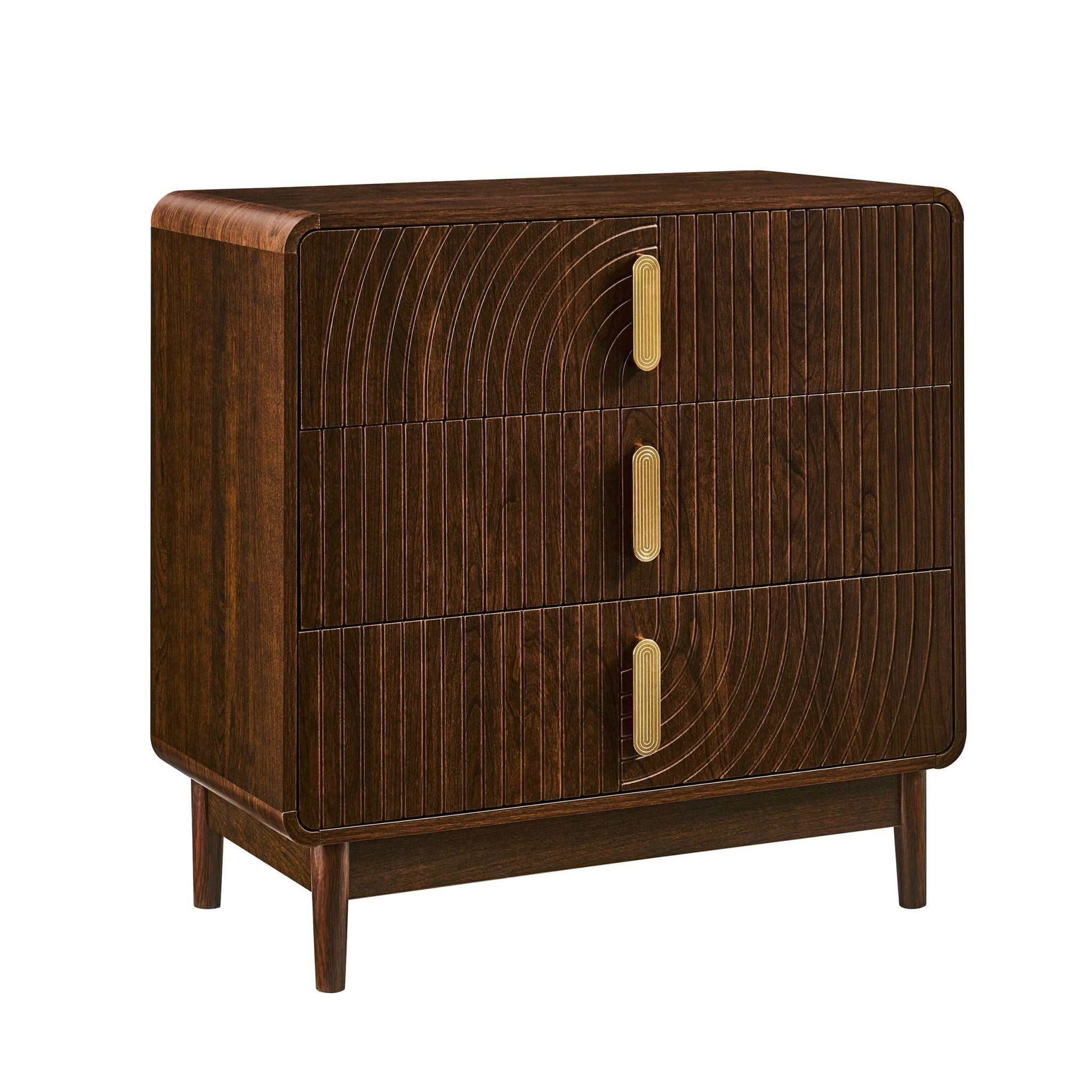Marnie 3 Drawer Chest - Walnut