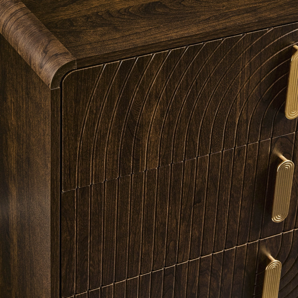 Marnie 3 Drawer Chest - Walnut